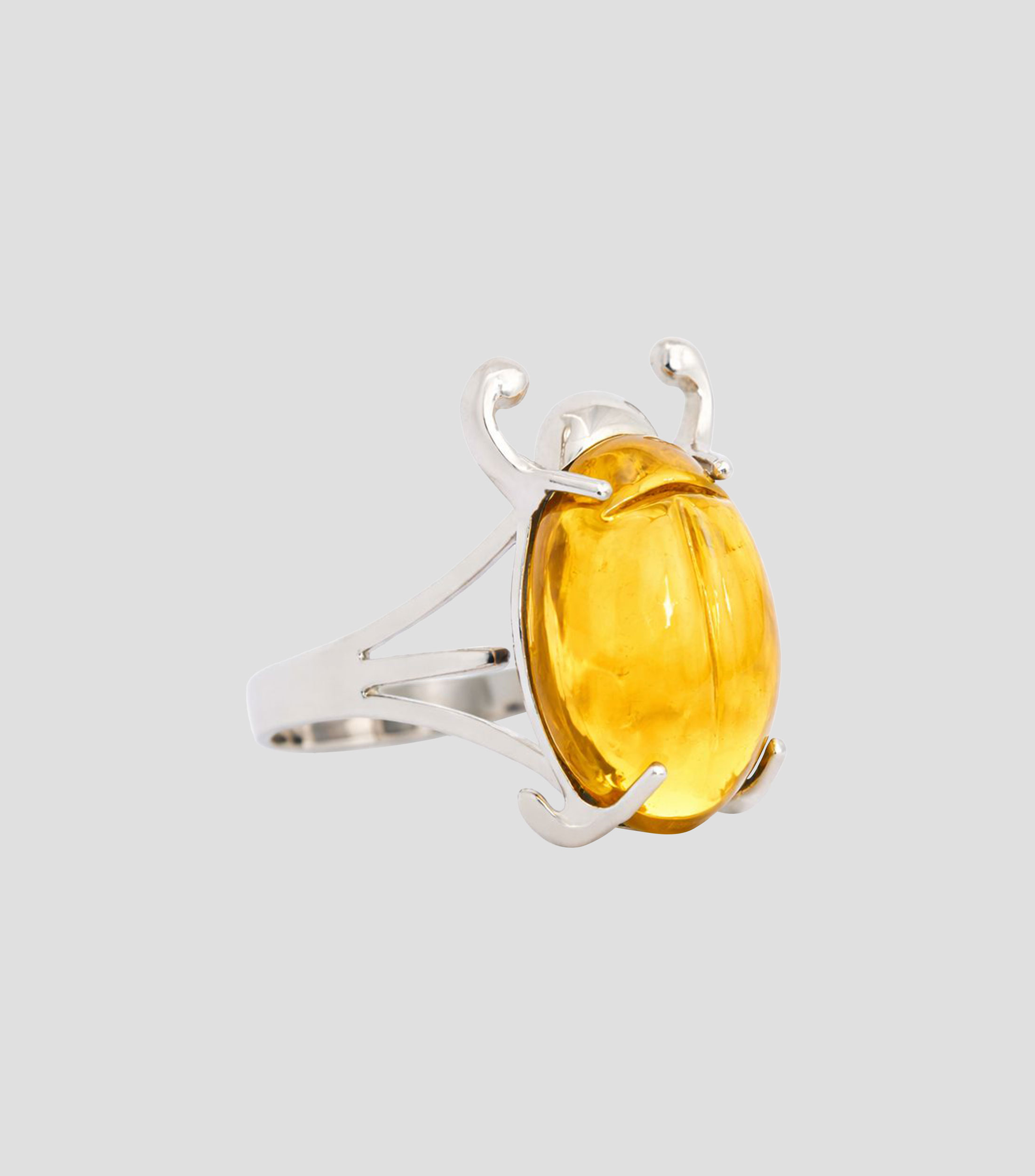 Anillo en Plata .925 Aire con vidrio Mujer