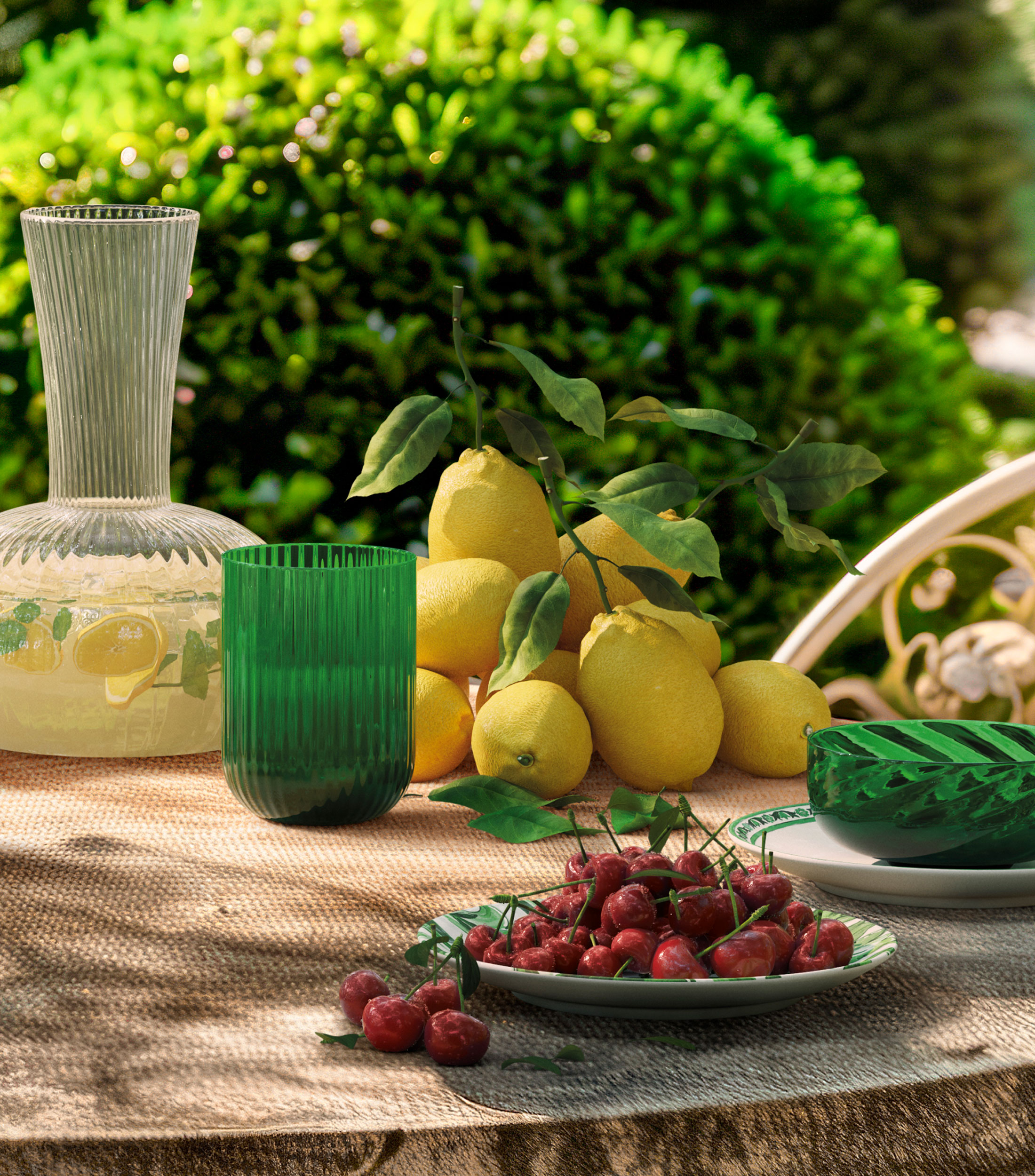 Set 2 Platos para Fruta Maiolica