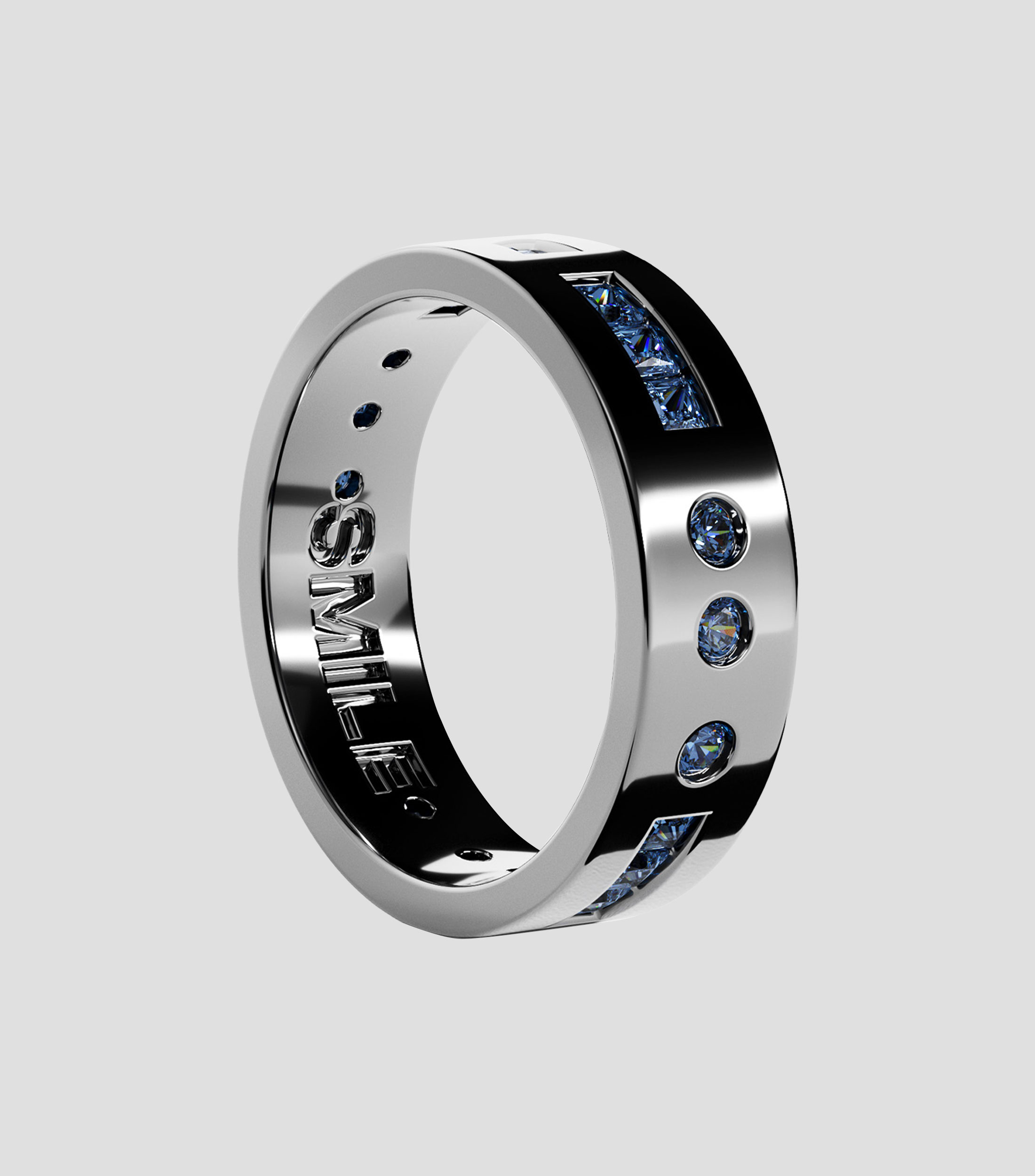 Anillo en plata .925 zirconia cúbica Hombre
