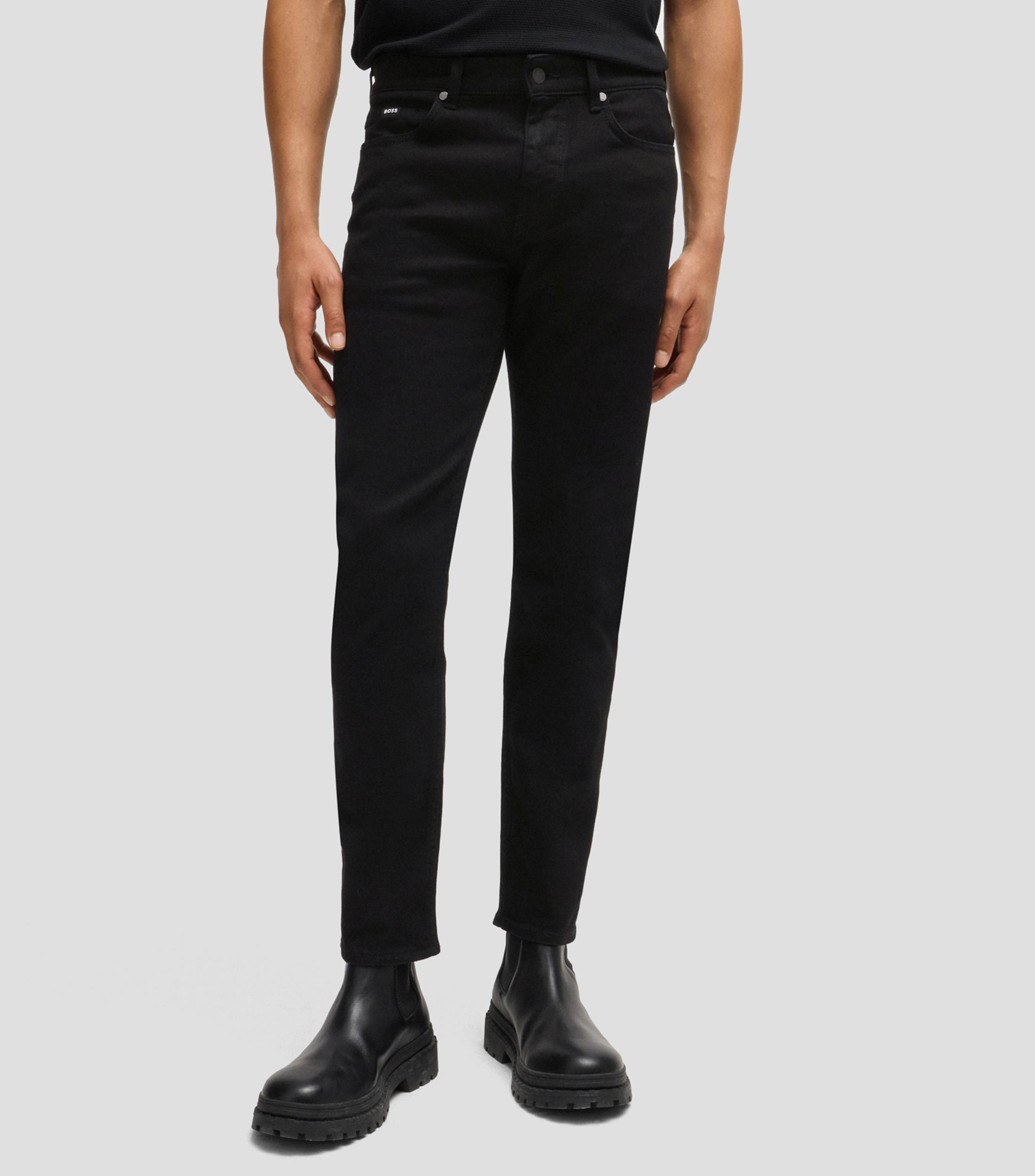 Jeans Delaware slim fit en denim italiano Hombre