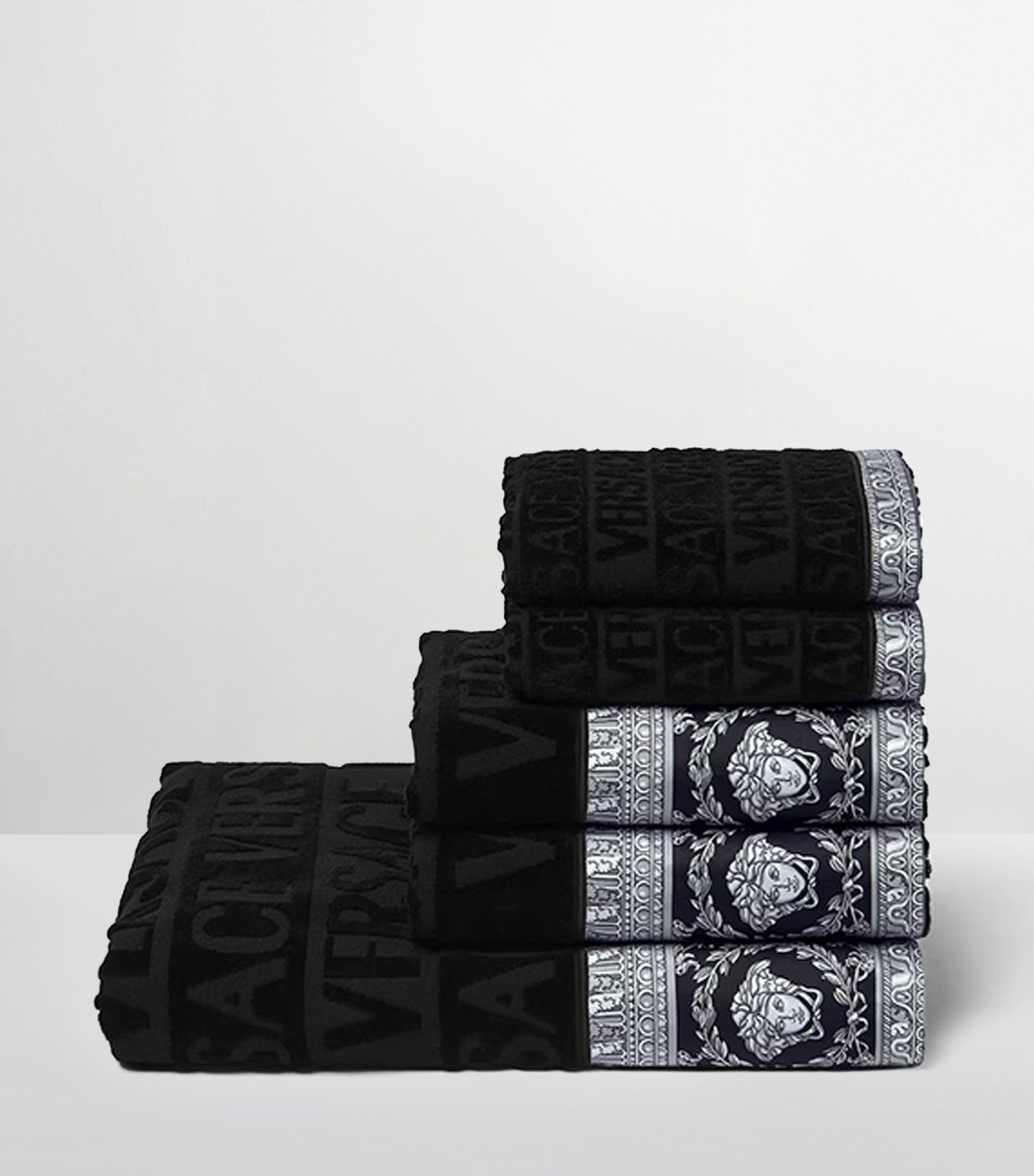 Set de toallas 5 piezas I Heart Baroque negro