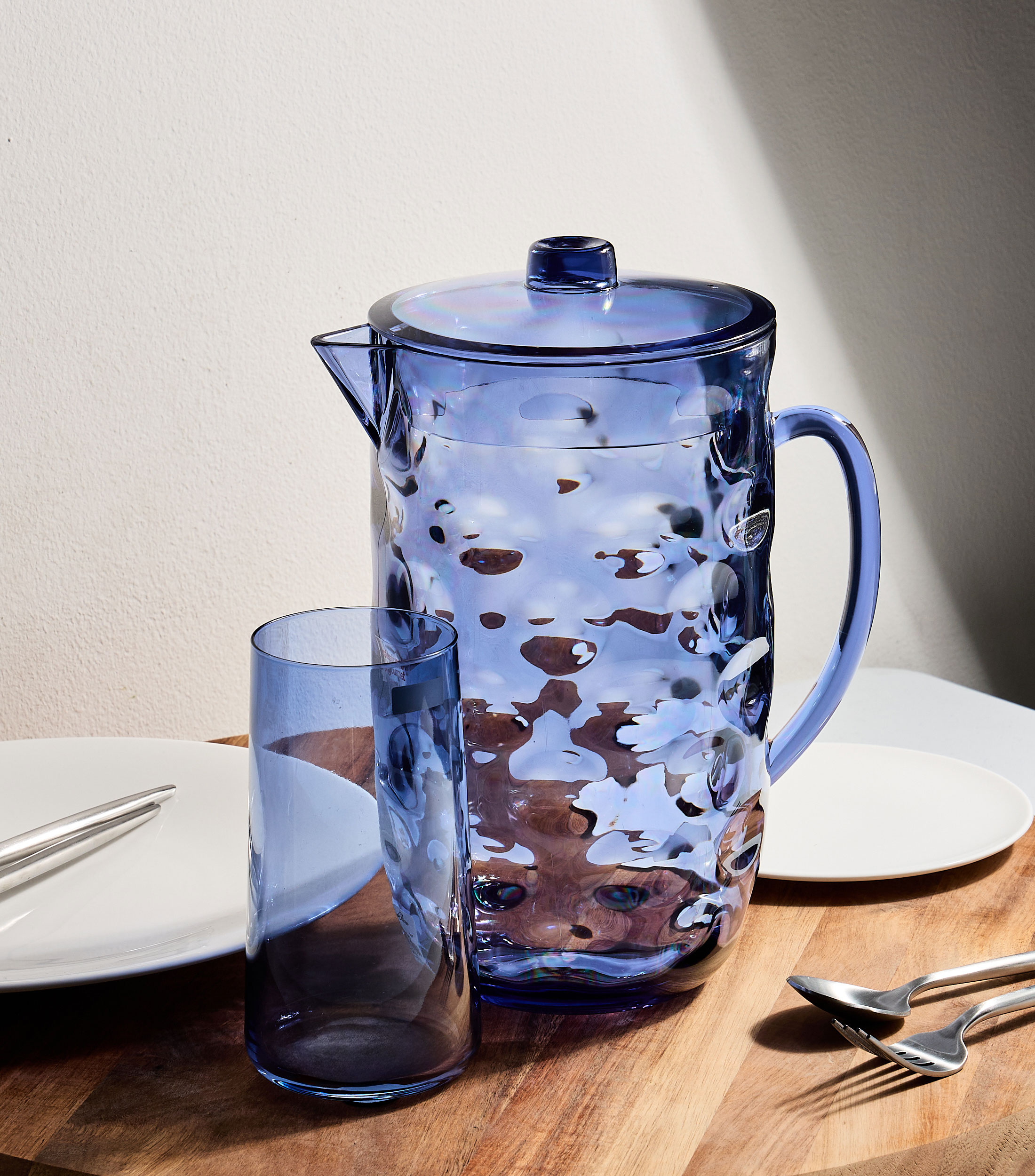 Jarra de acrílico azul, 2.7 L