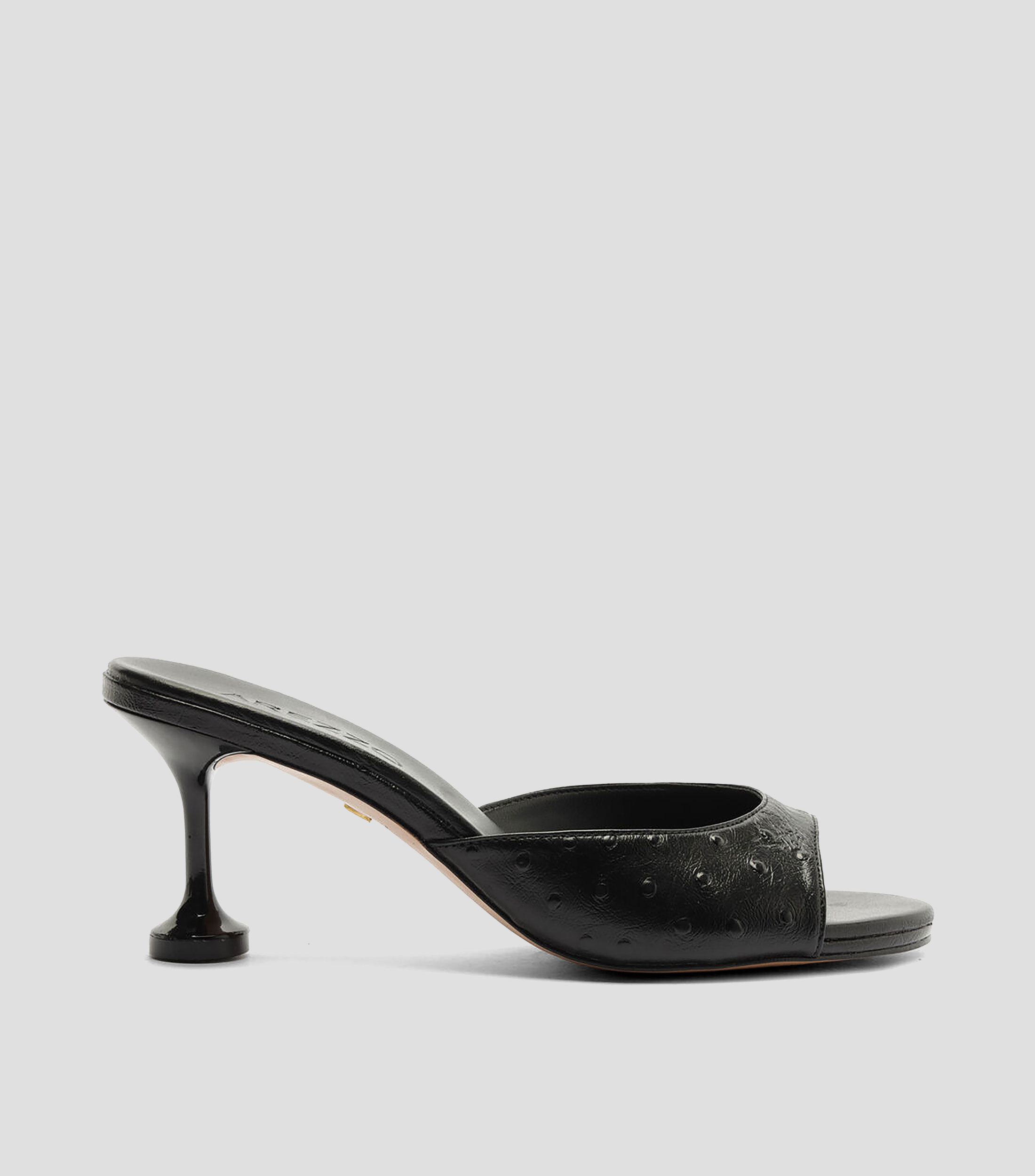 Sandalias con tacón bajo redondo Mujer