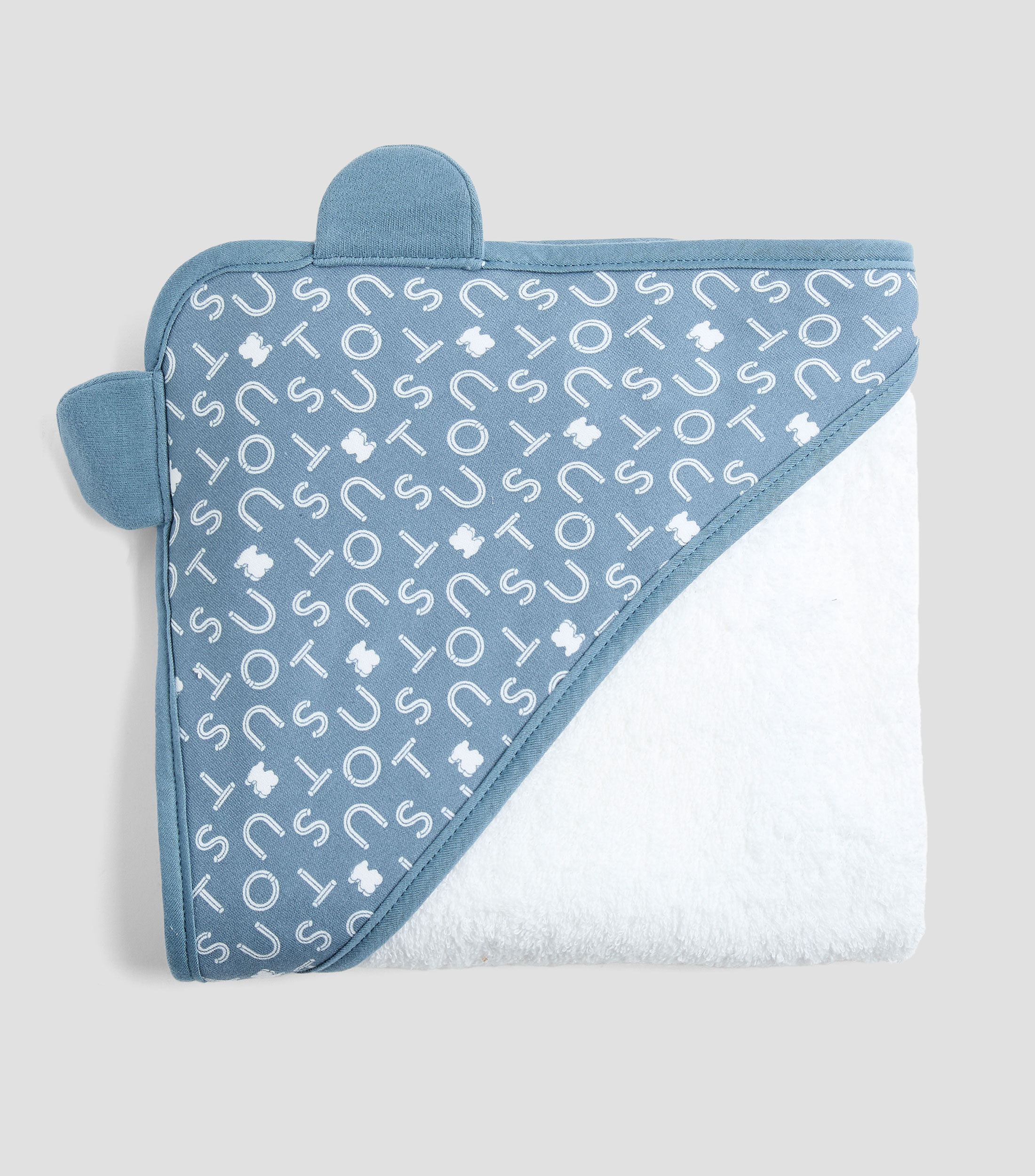 Capa toalla de baño azul Bebé