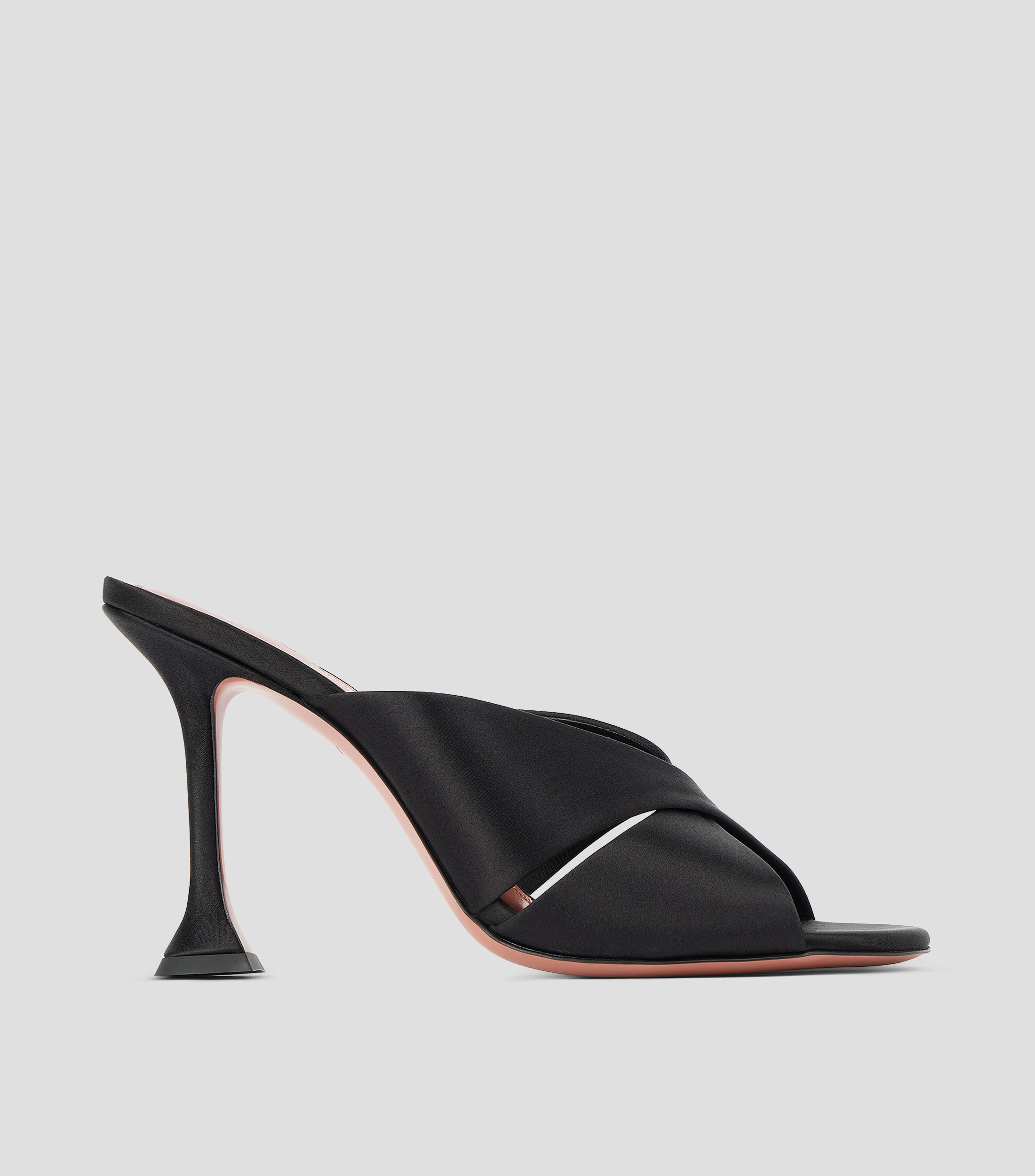 Sandalias con tacón alto media luna Mujer
