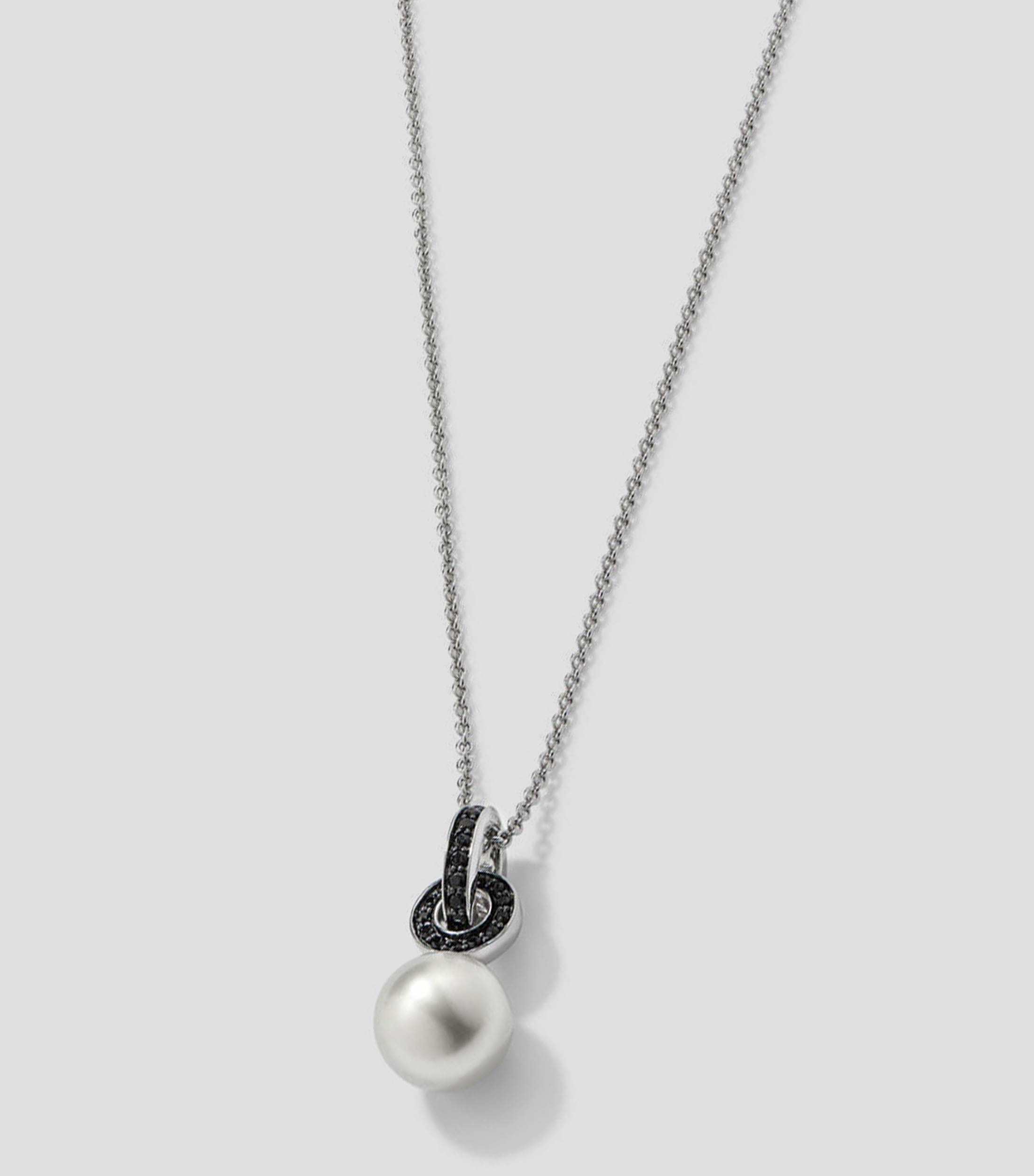 Collar en Plata .925 Espinela Perlas Mujer