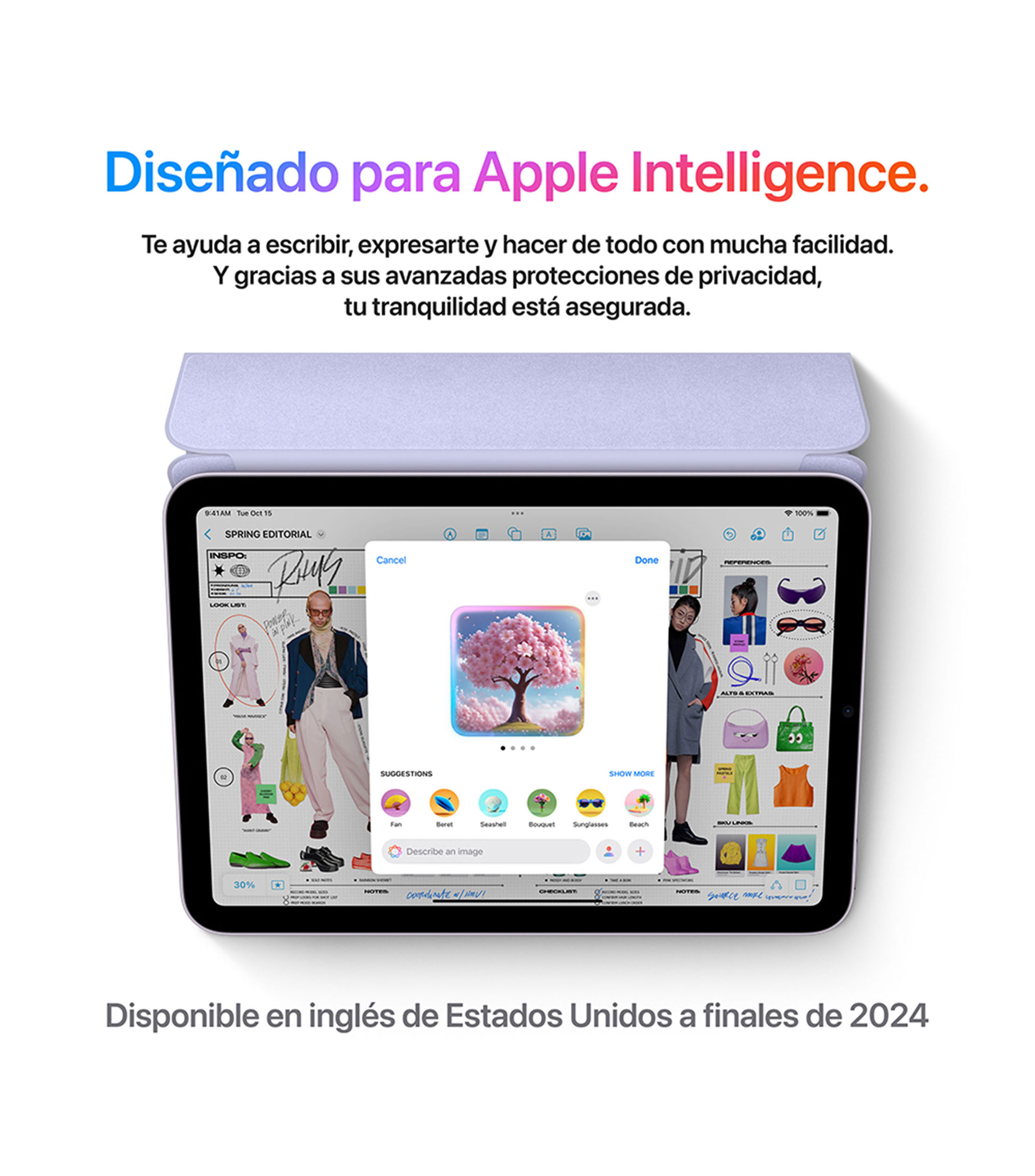 iPad Mini Wi-Fi, 8.3, Chip A17 Pro, 256 GB Morado
