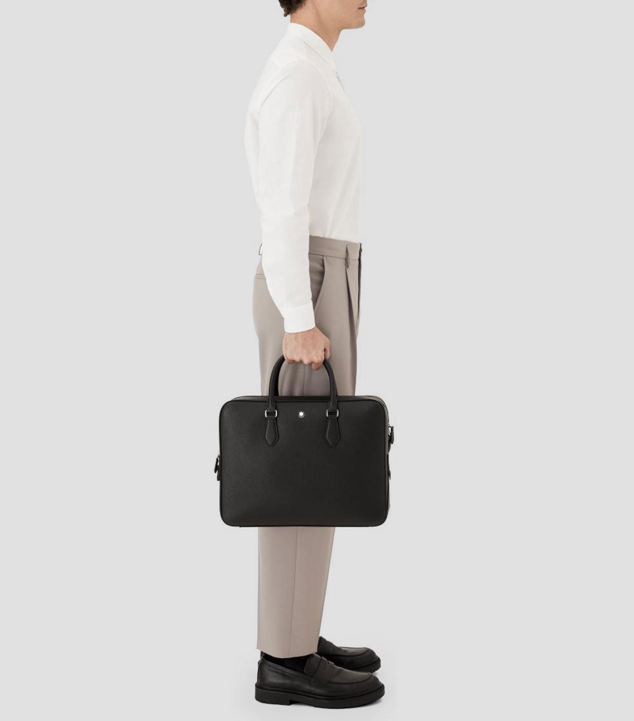 Montblanc Sartorial Maletín grande negro Unisex