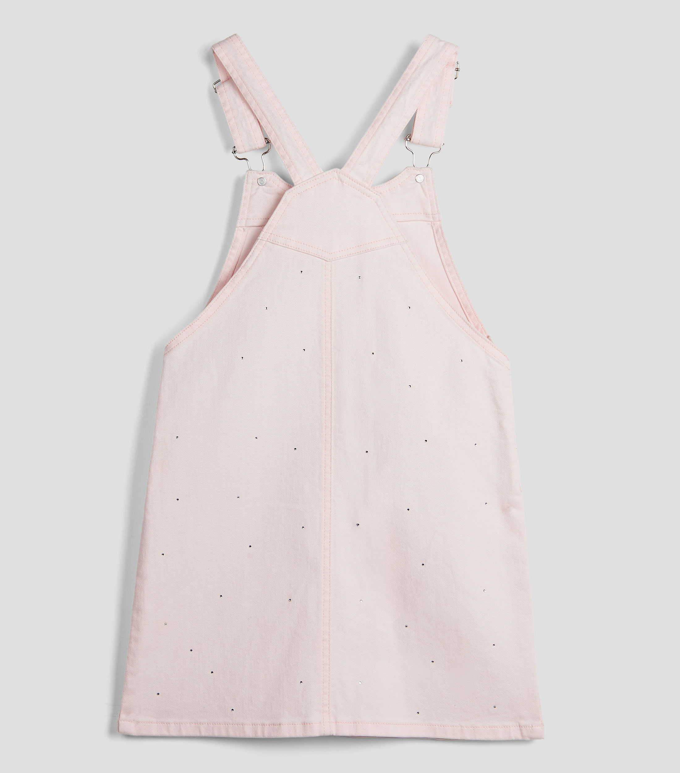 Vestido liso con brillos Niña