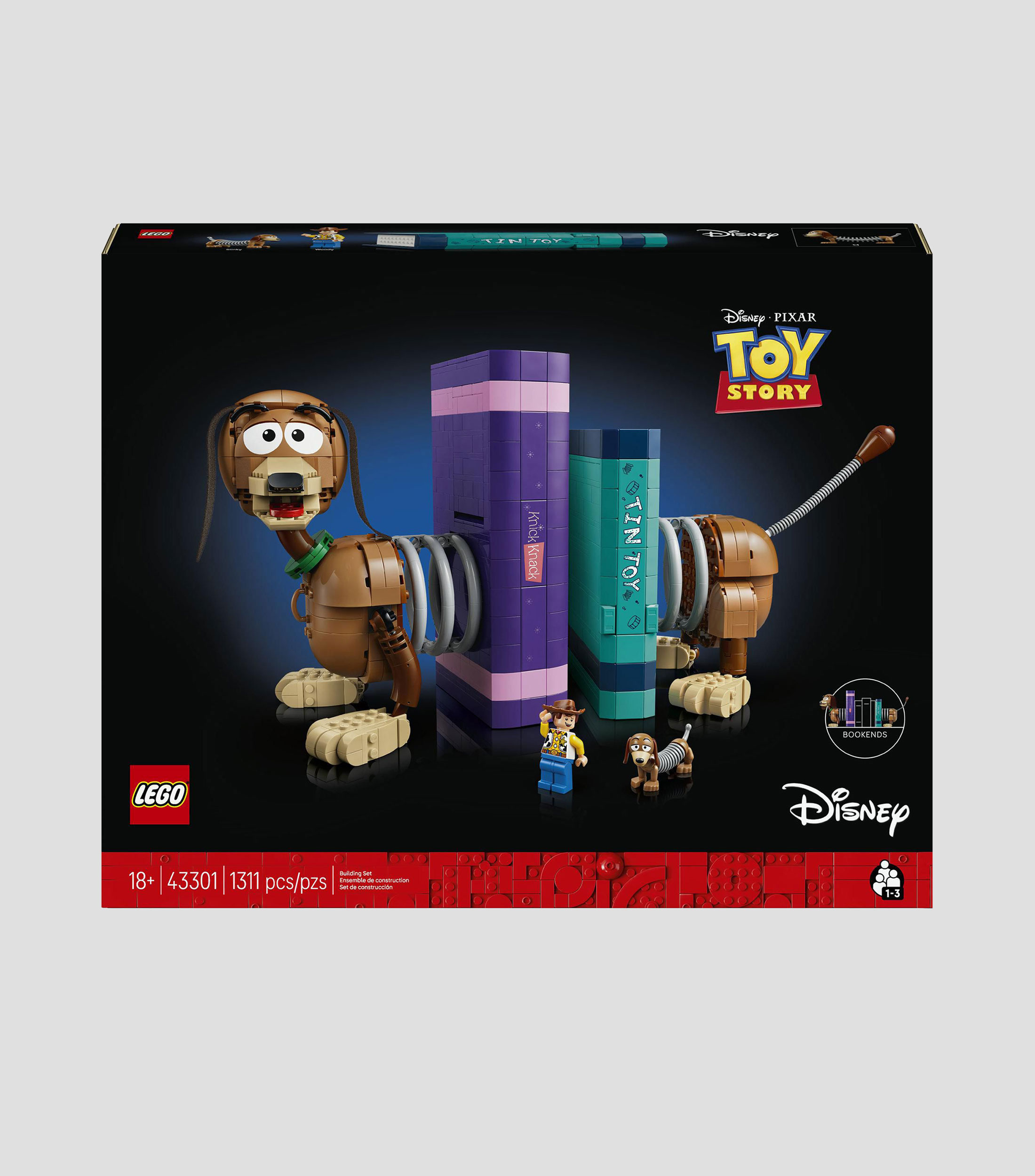 Lego Disney Pixar, Toy Story Soportes para Libros de Slinky