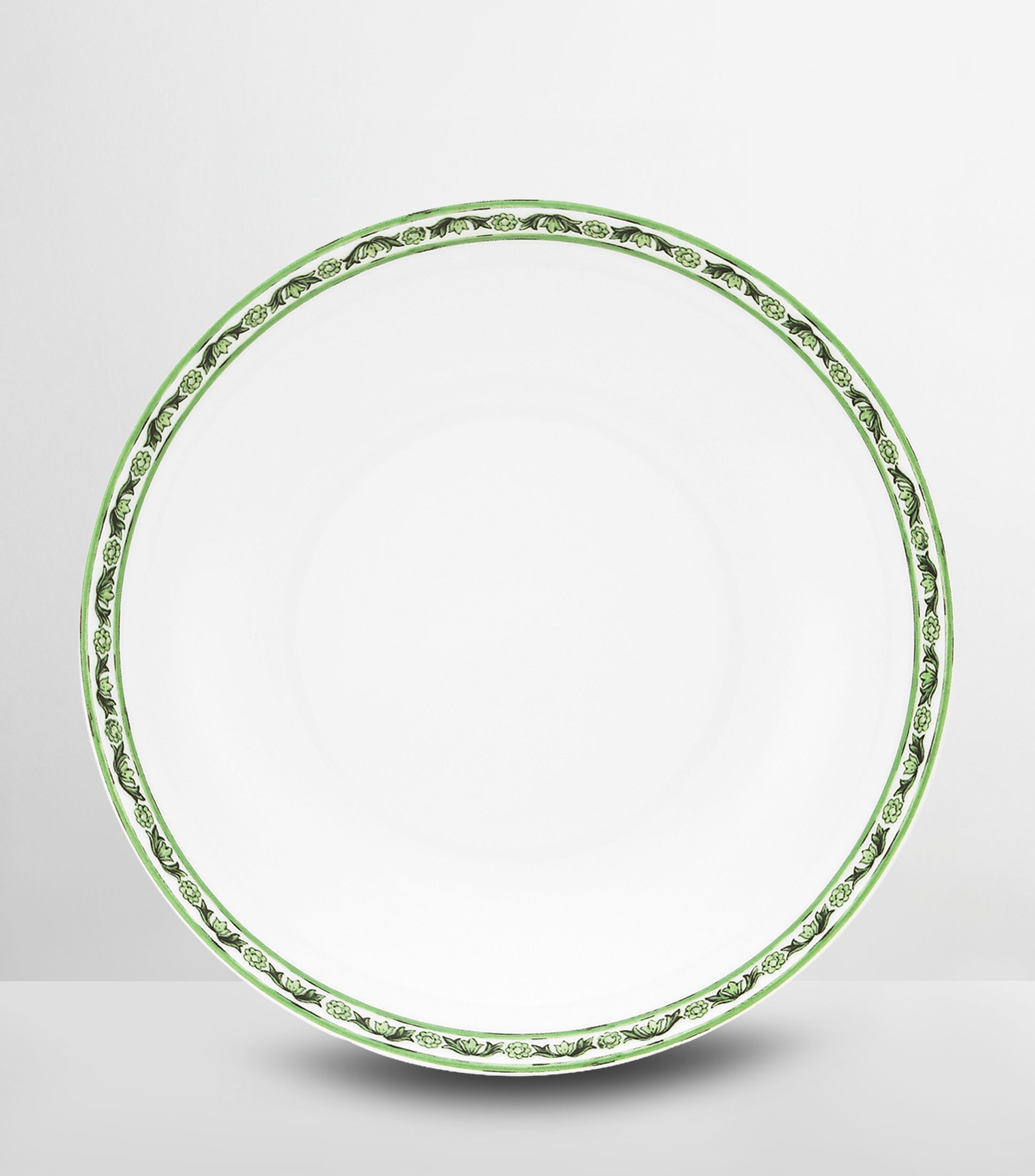 Set 2 platos para sopa Maiolica en porcelana estampado