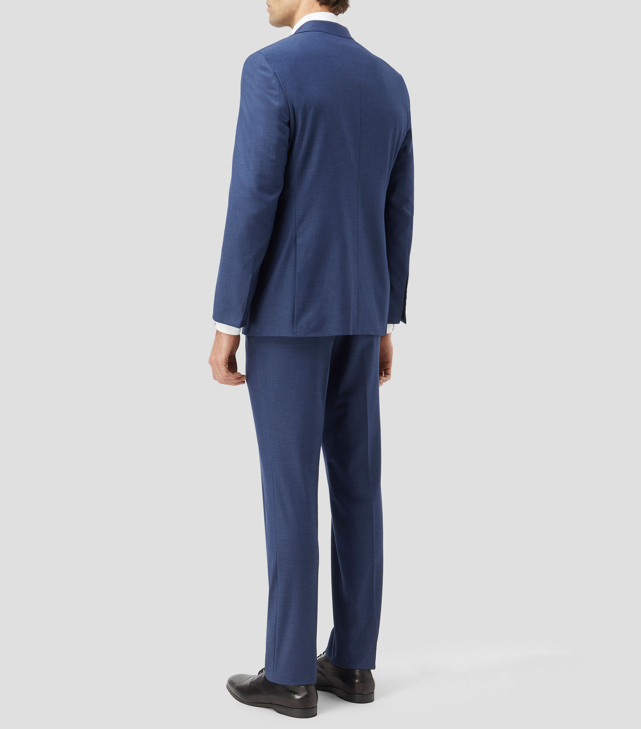 Traje de corte slim con microdiseño Hombre