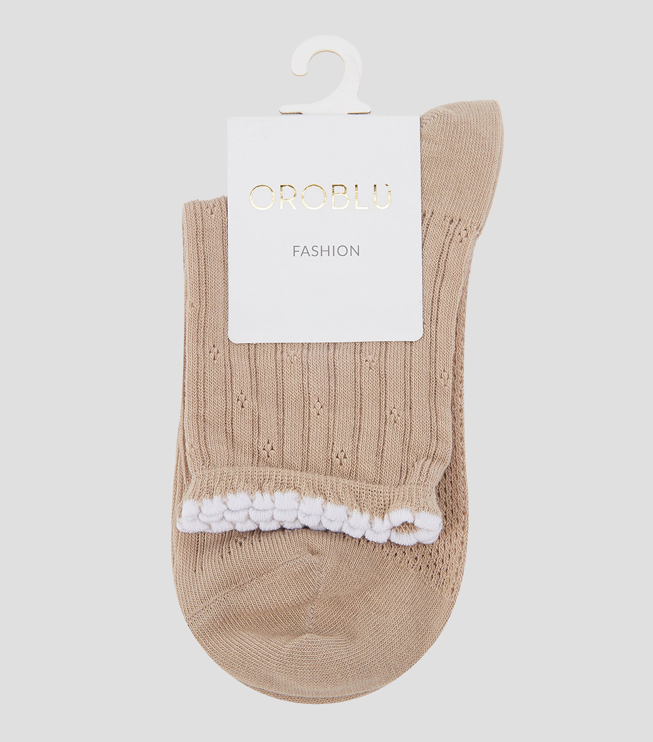 Calcetín liso Fashion Mujer