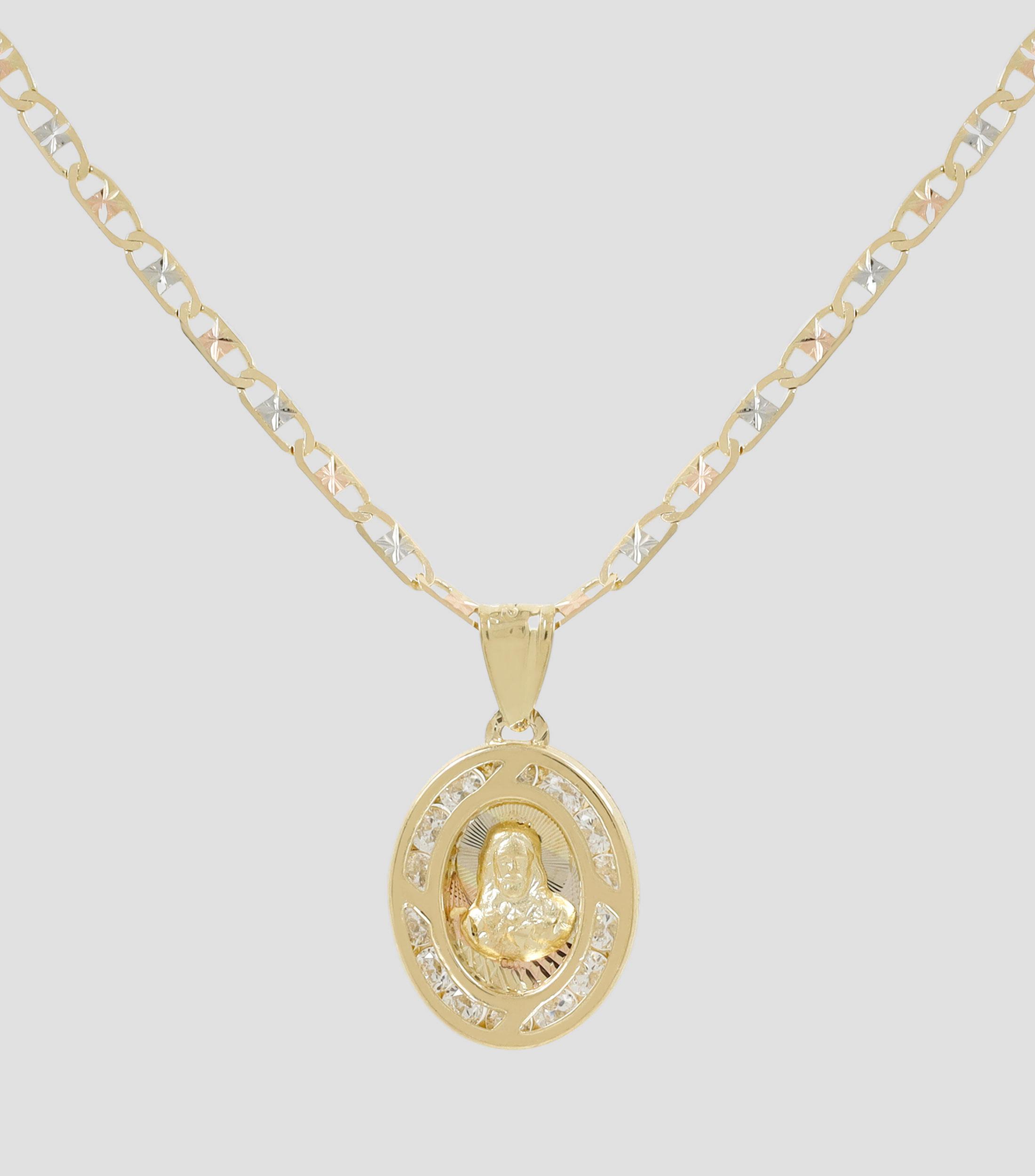 Colar 3 Oros Sagrado Corazon