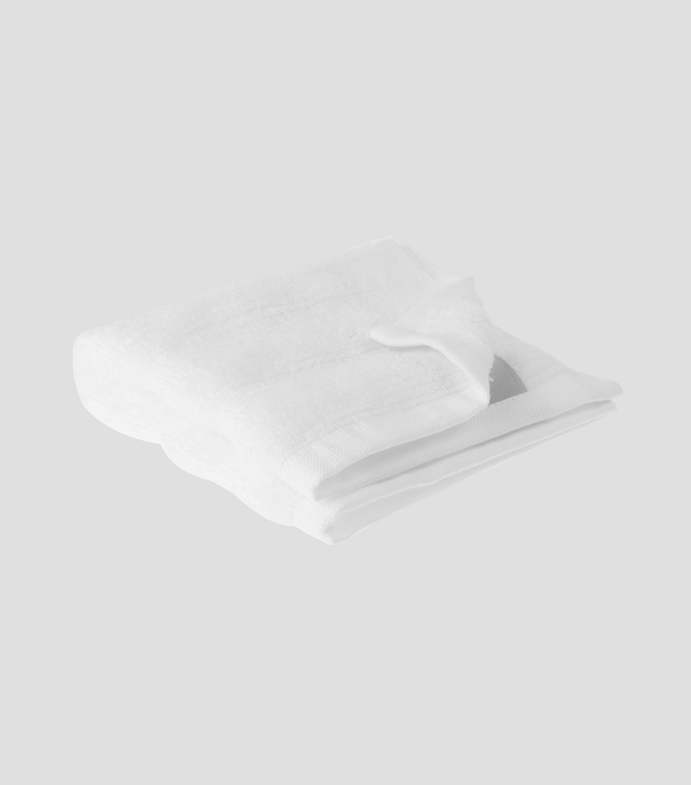 Toalla facial blanca