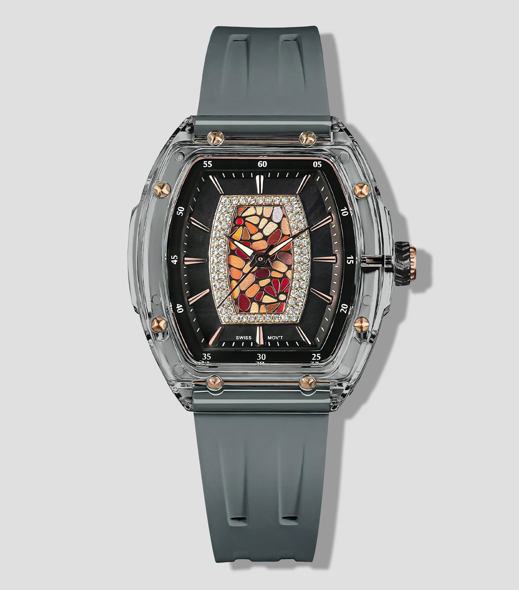 Reloj para mujer Nucleus Femme 2-TB8219 deportivo Gris