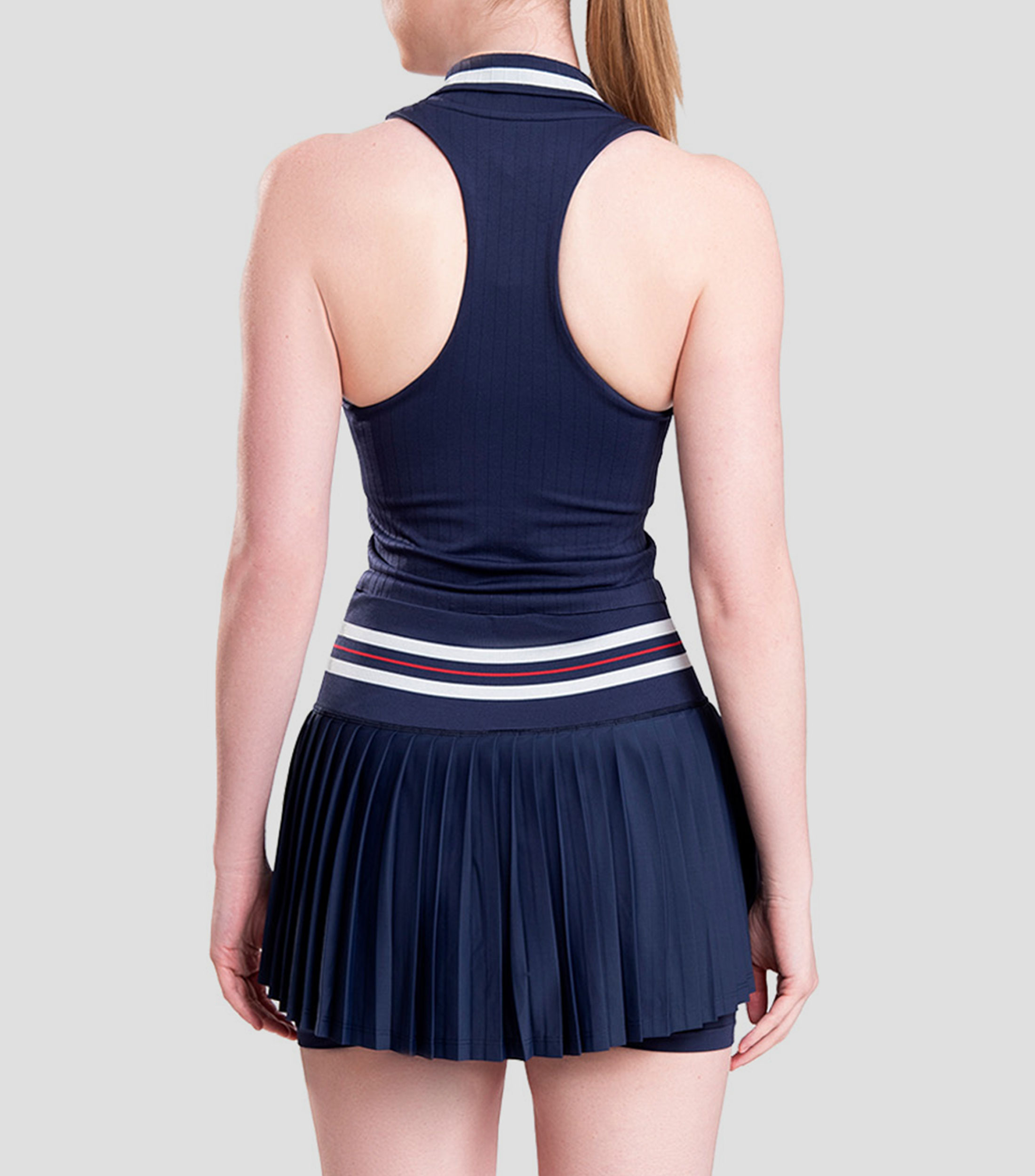 Top polo sin mangas Mujer