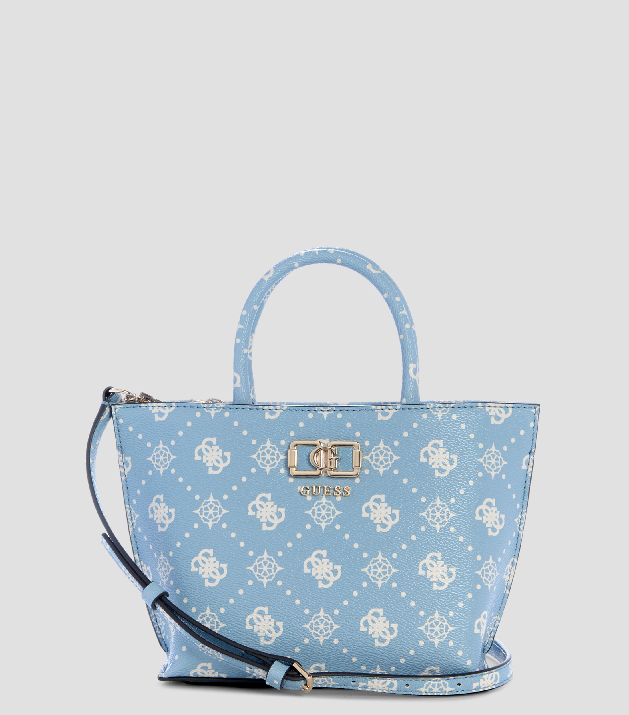 Bolsa tote azul estampada Mujer