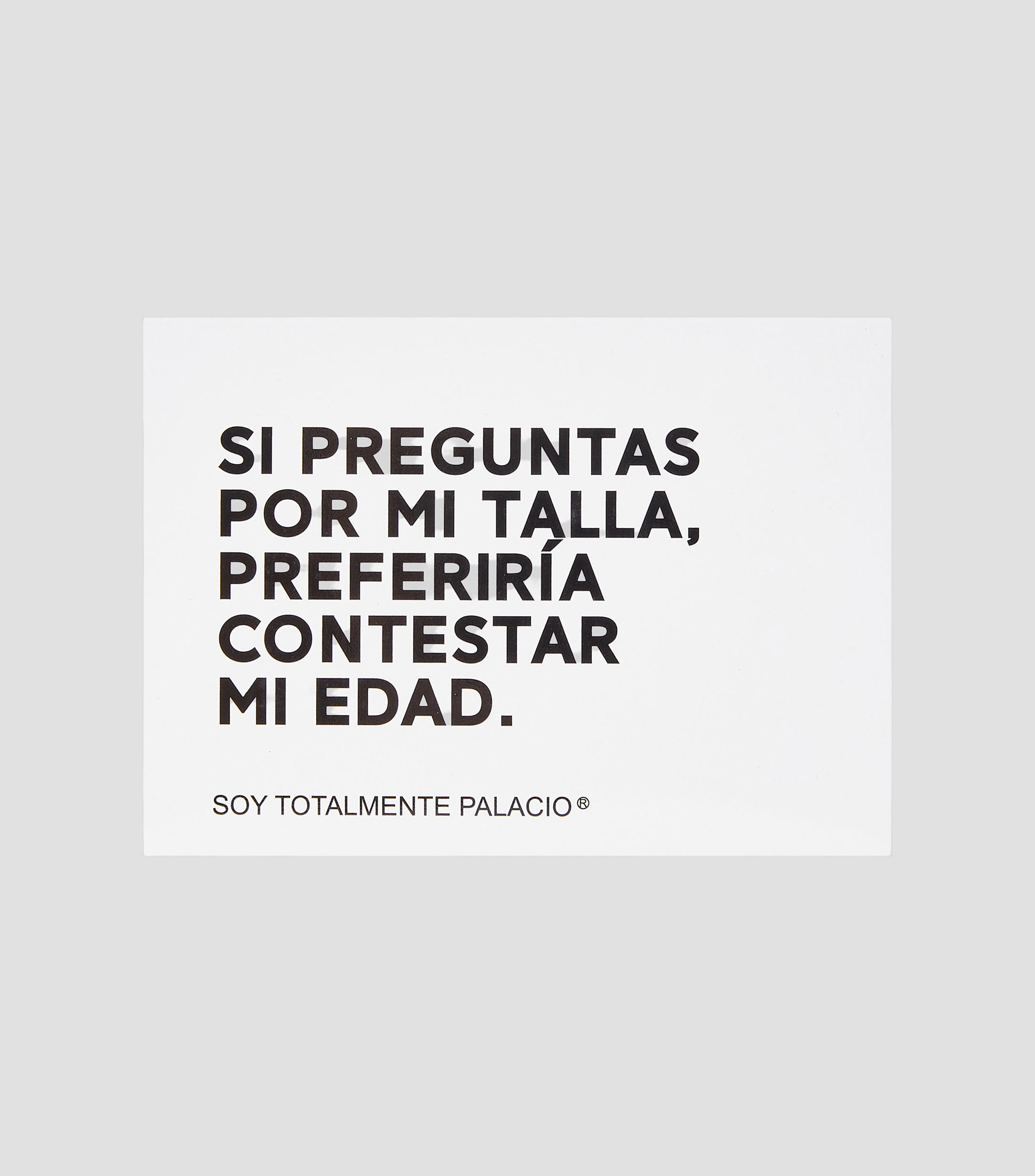 Imán Decorativo "si preguntas mi talla, preferiría preguntar mi edad