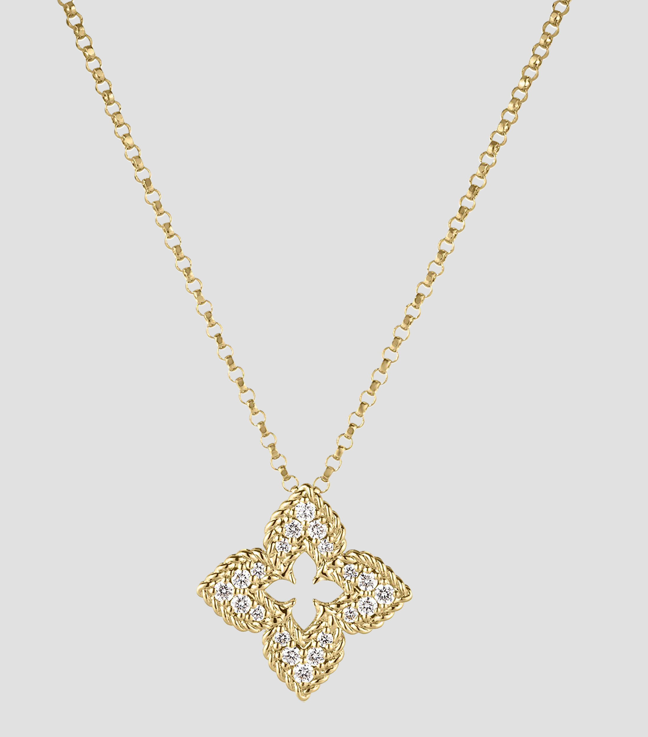 Collar en oro amarillo 18 Kilates con diamantes Ventian Princess Mujer