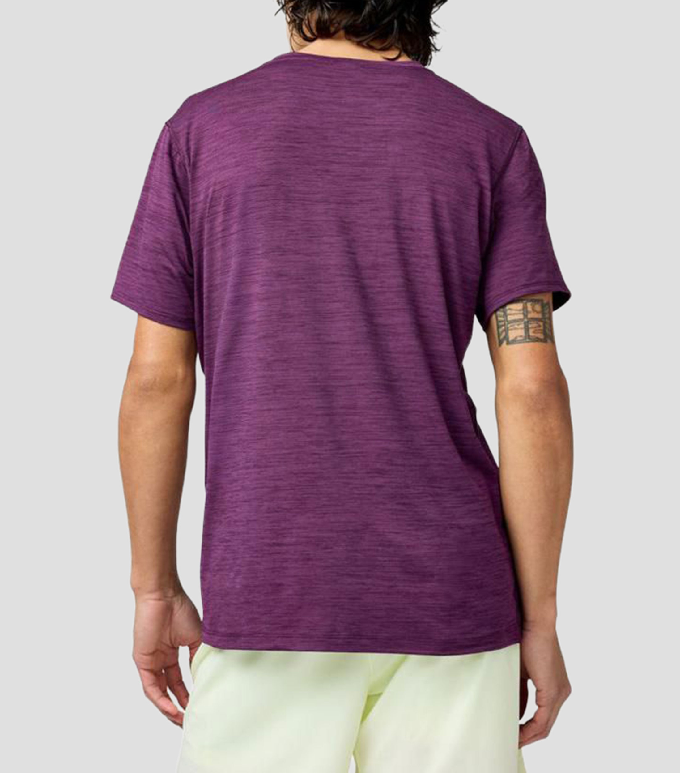 Playera para correr lisa Hombre