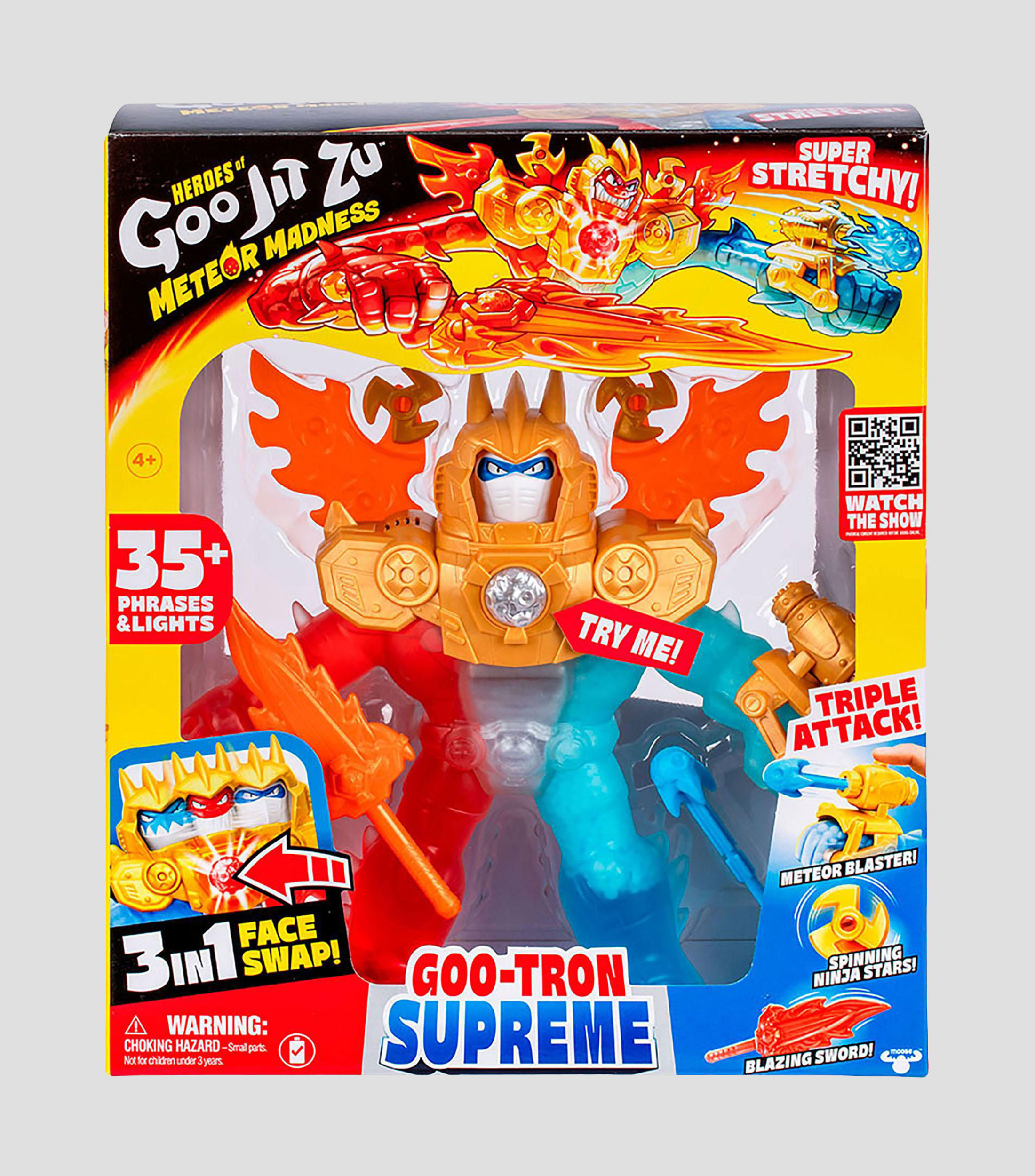 Figura de acción Goo Jit Zu Meteor Madness Goo-Tron Supremo