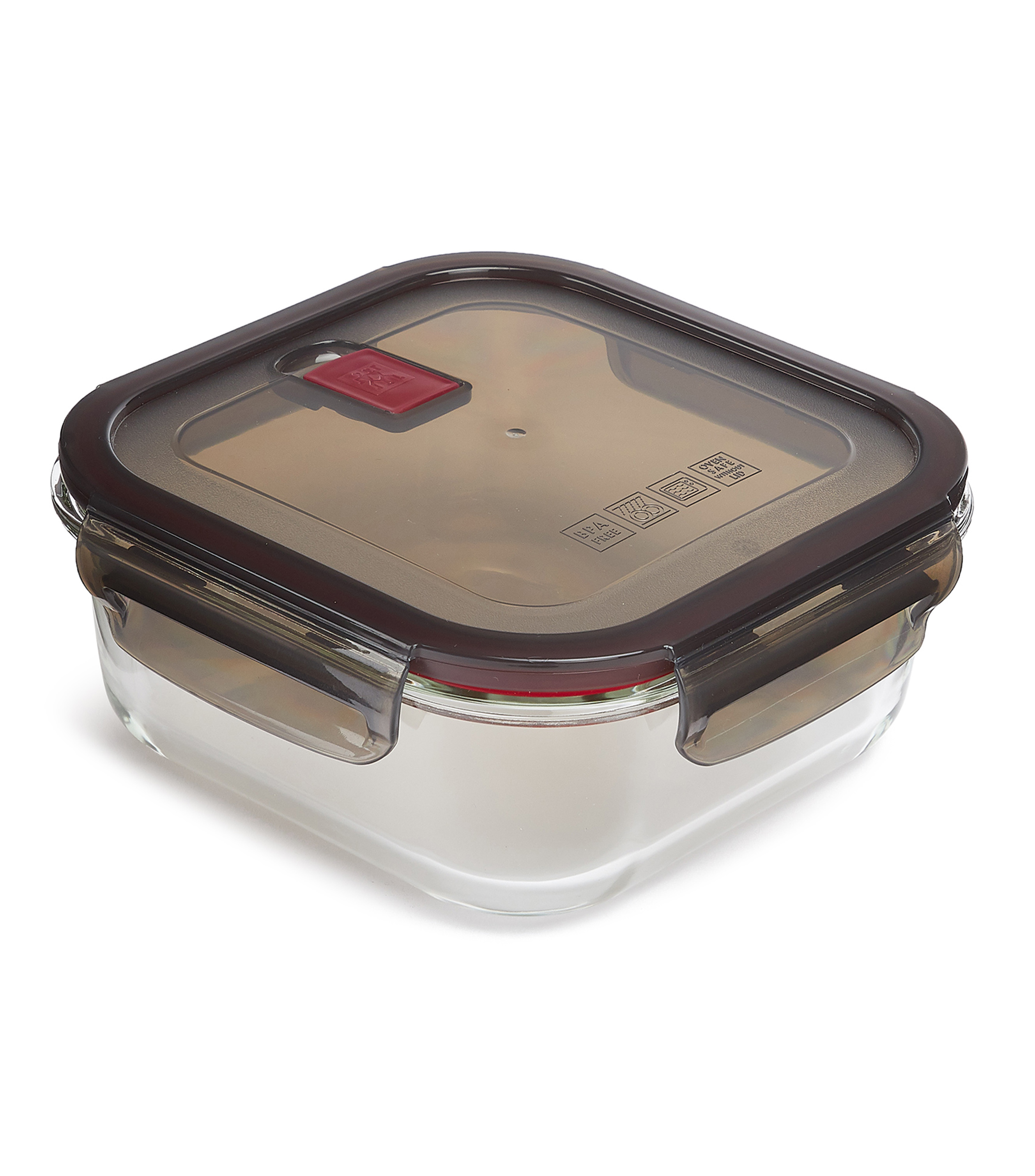 Contenedor Cuadrado de Vidrio 1.1 L
