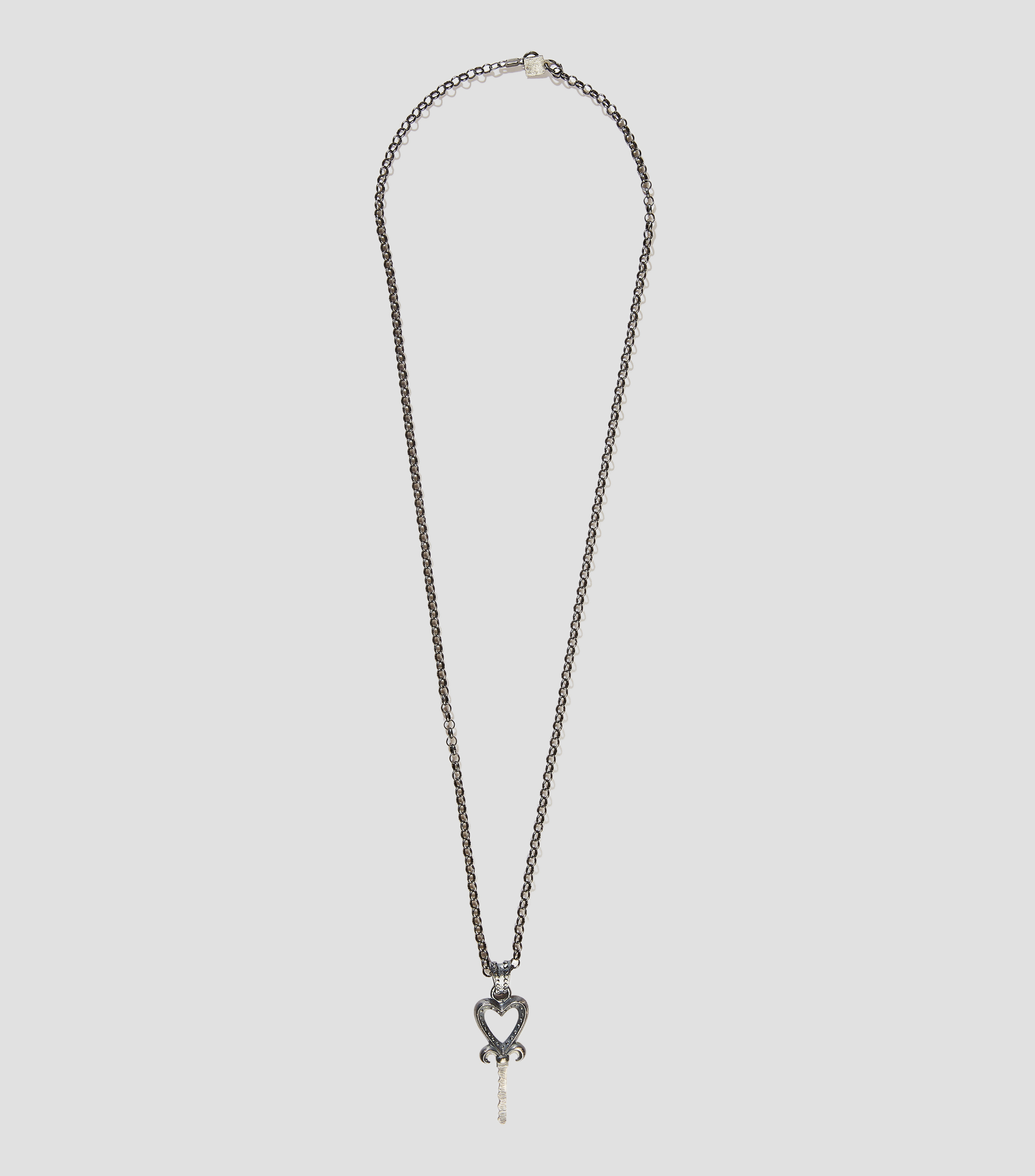 Collar en plata Hombre