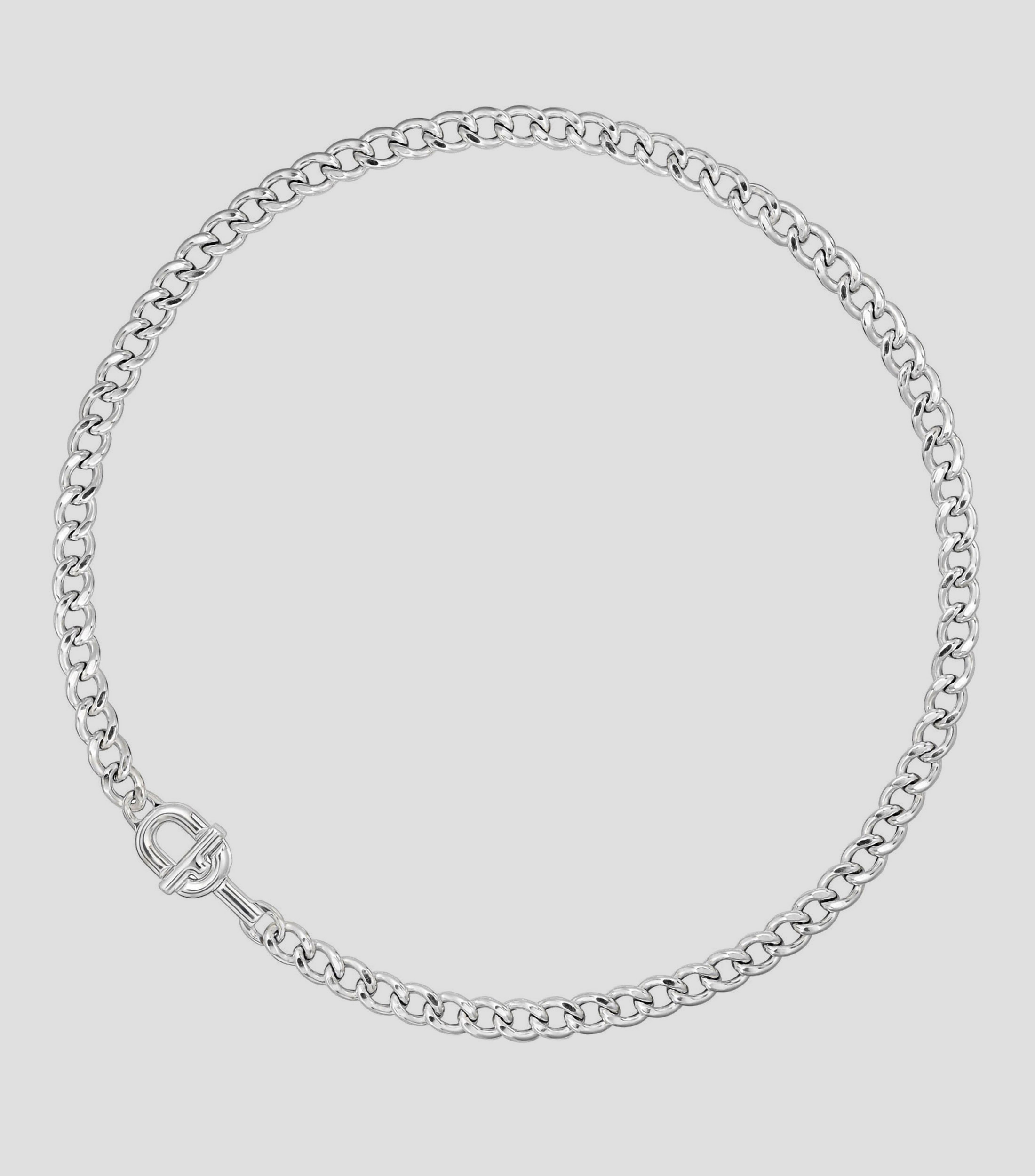 Gargantilla Barbada en plata Mujer