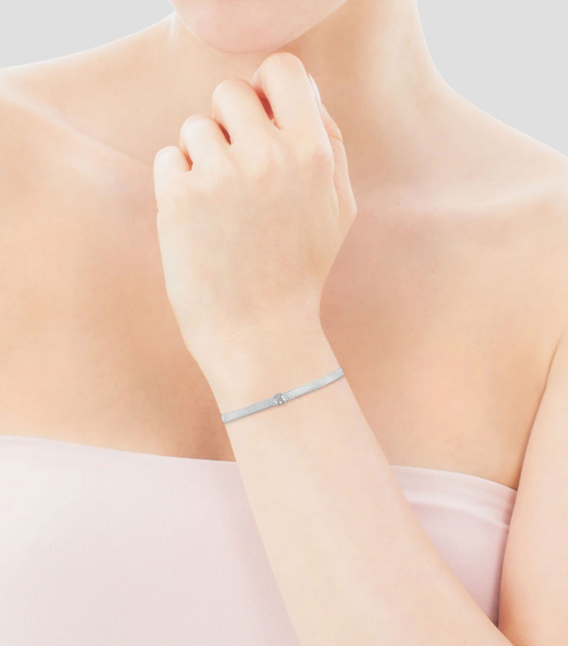Pulsera en plata Mujer