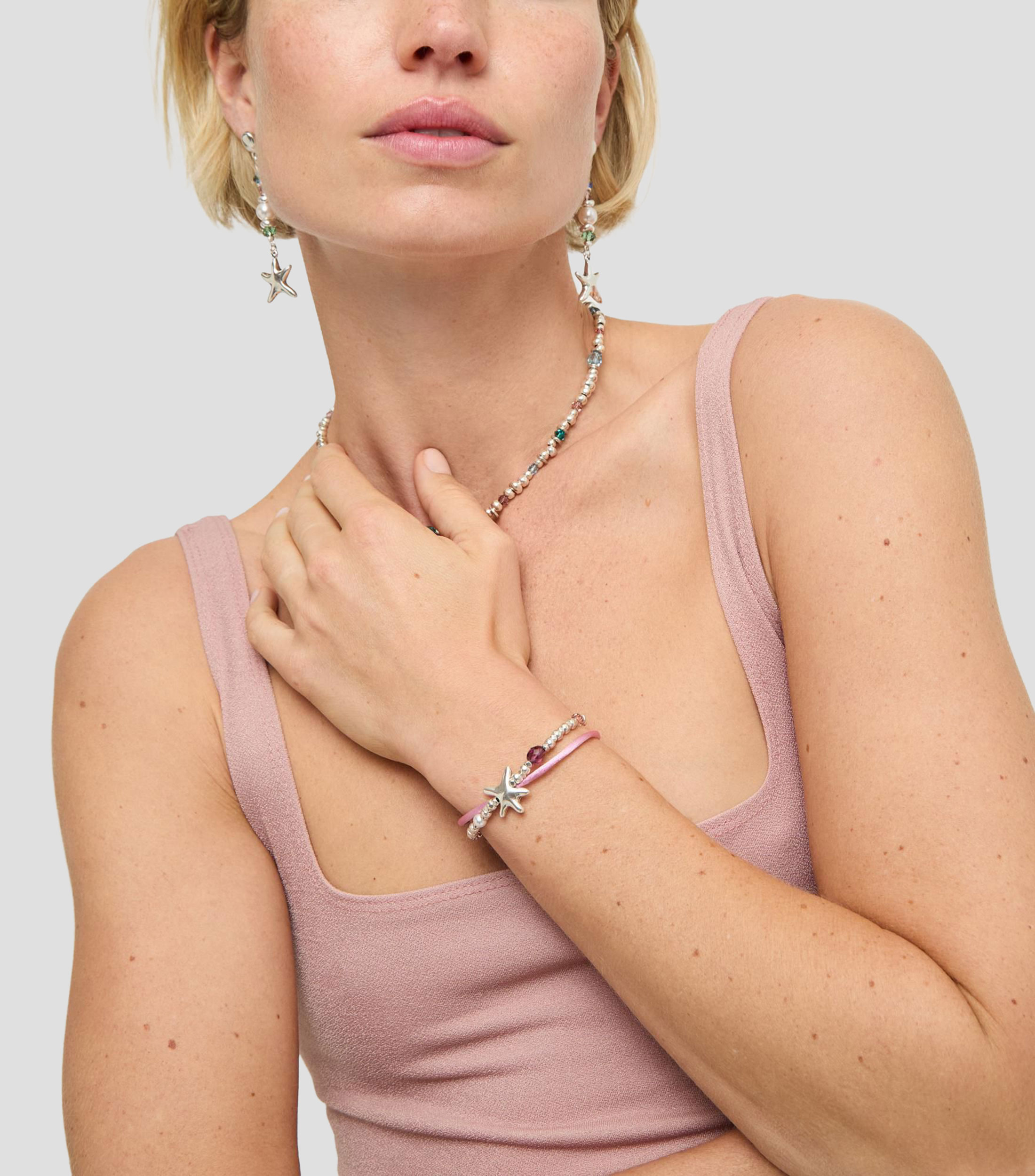 Pulsera estrella Arcadia con cristales Mujer