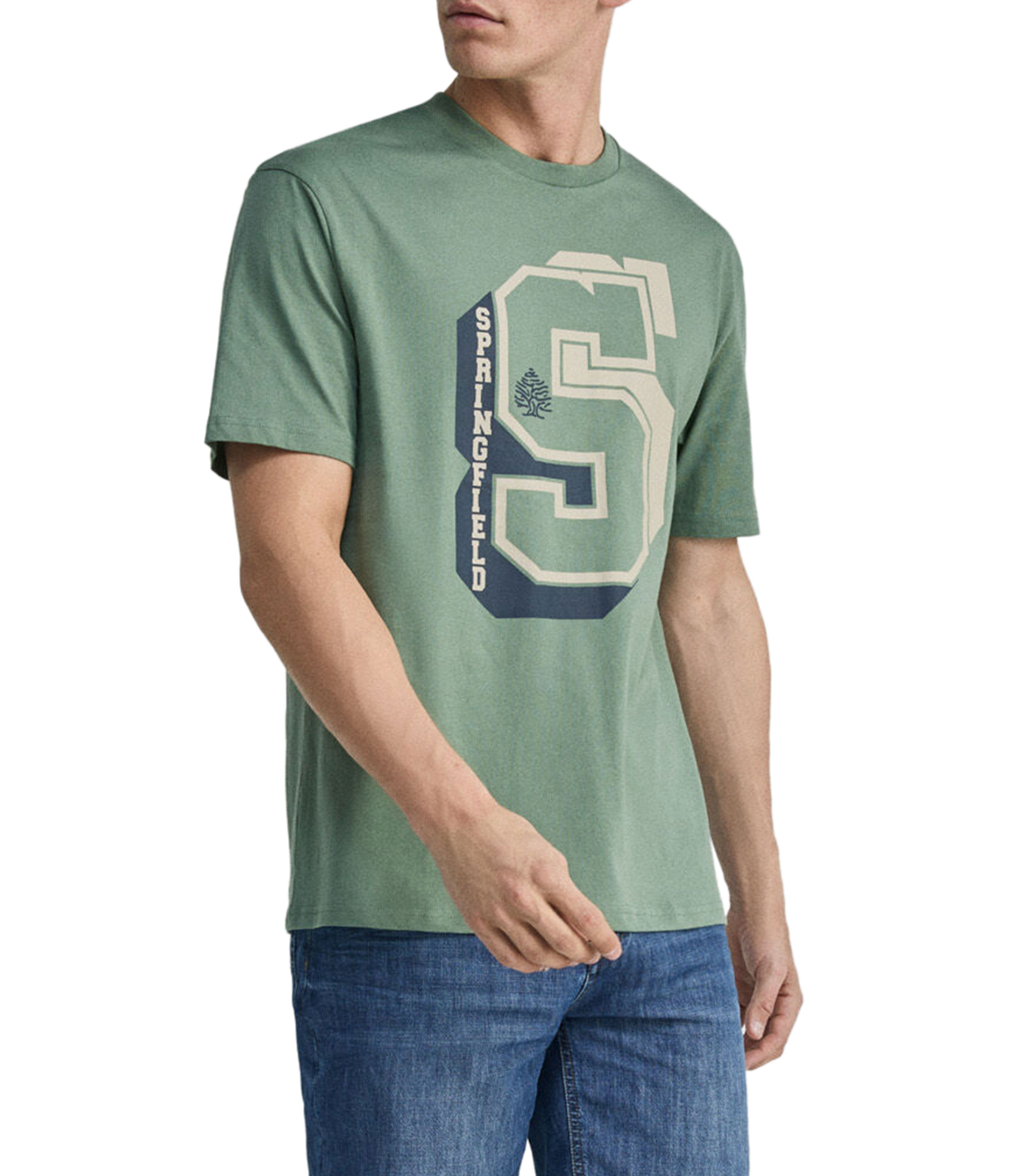 Camiseta Con Gráfico | Camisetas De Hombre | SPF - Springfield