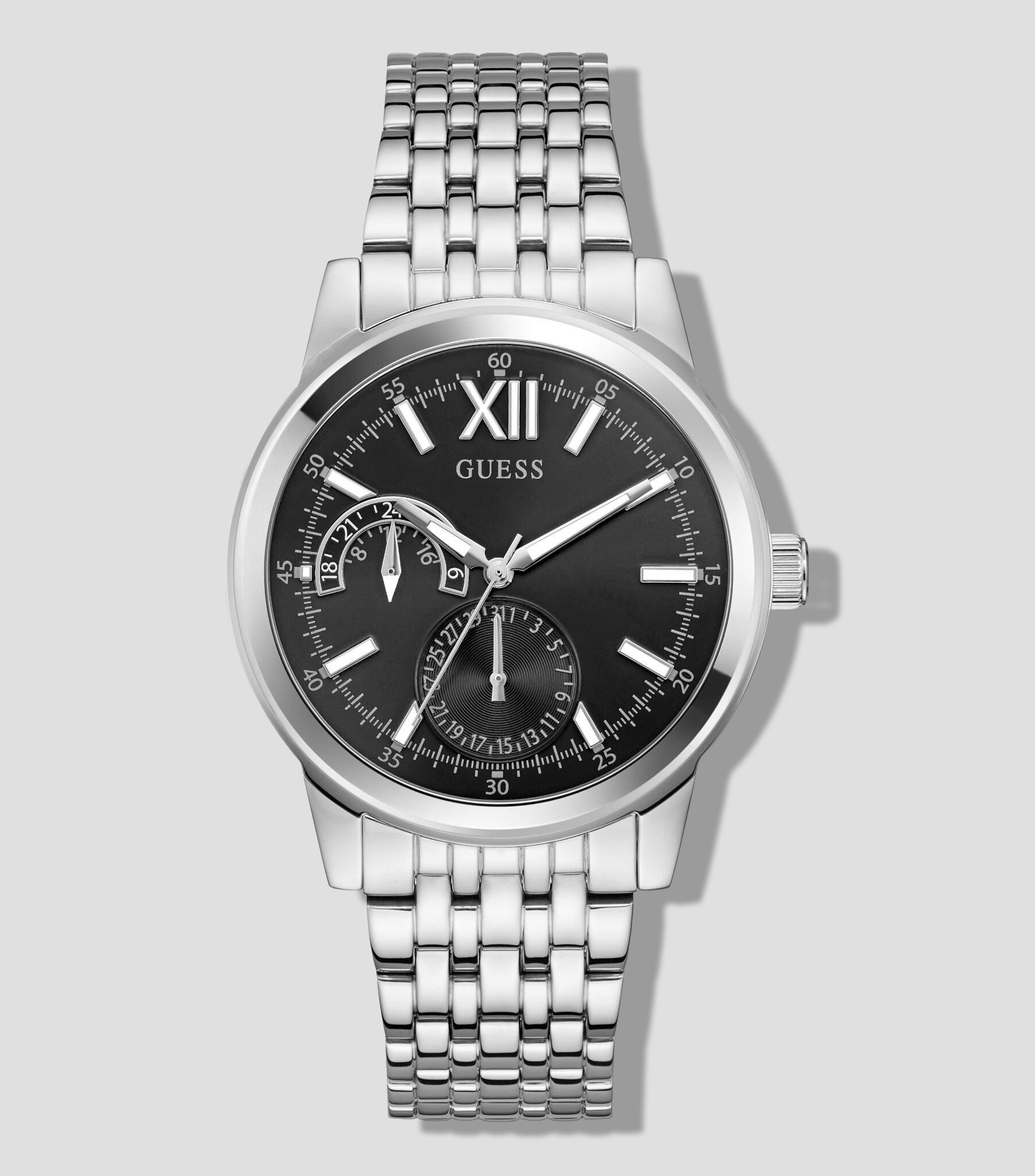 Reloj para Hombre Emerson de vestir Negro, Plateado