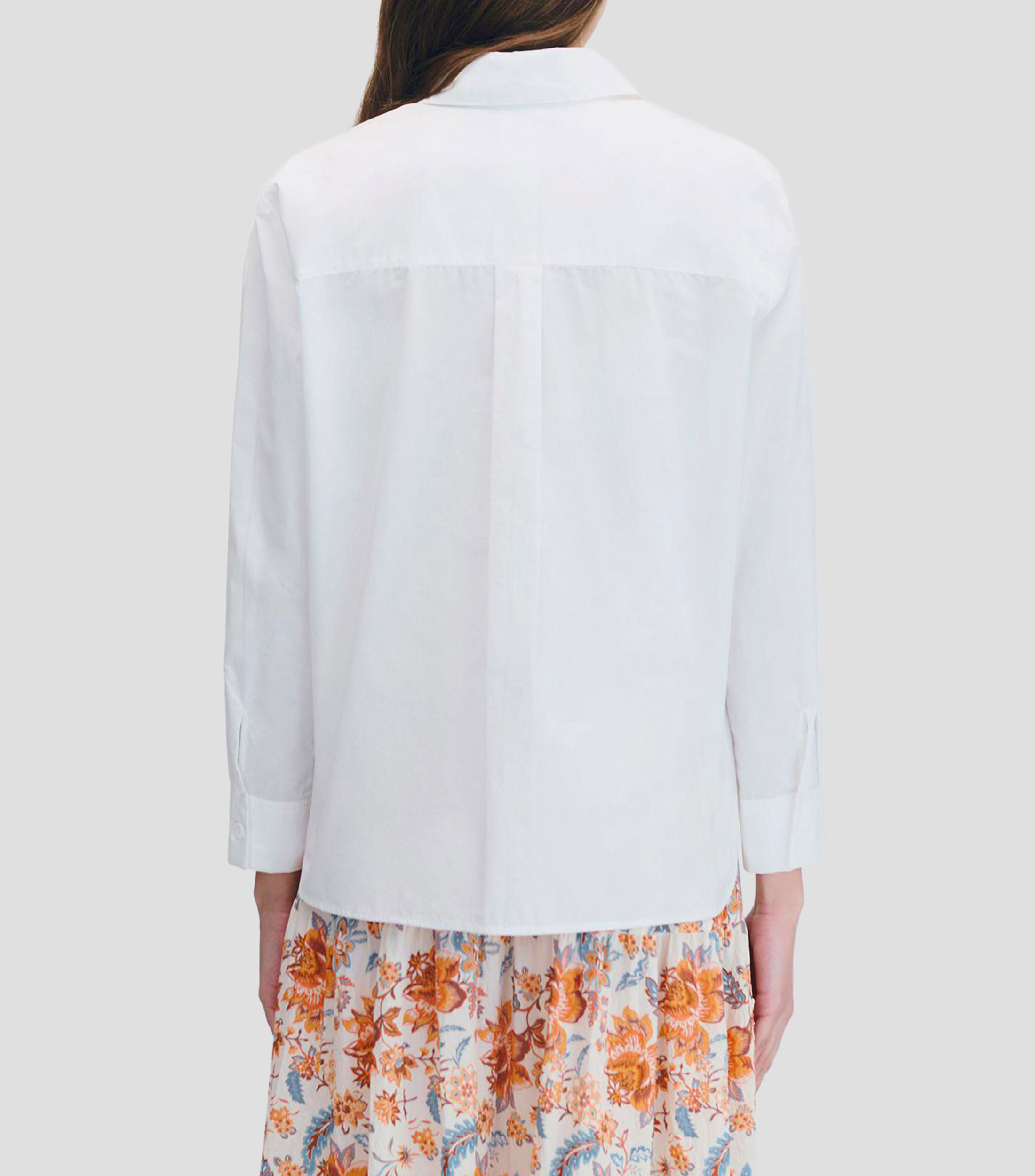 Camisa manga dolman doble aletilla y pinzas Mujer