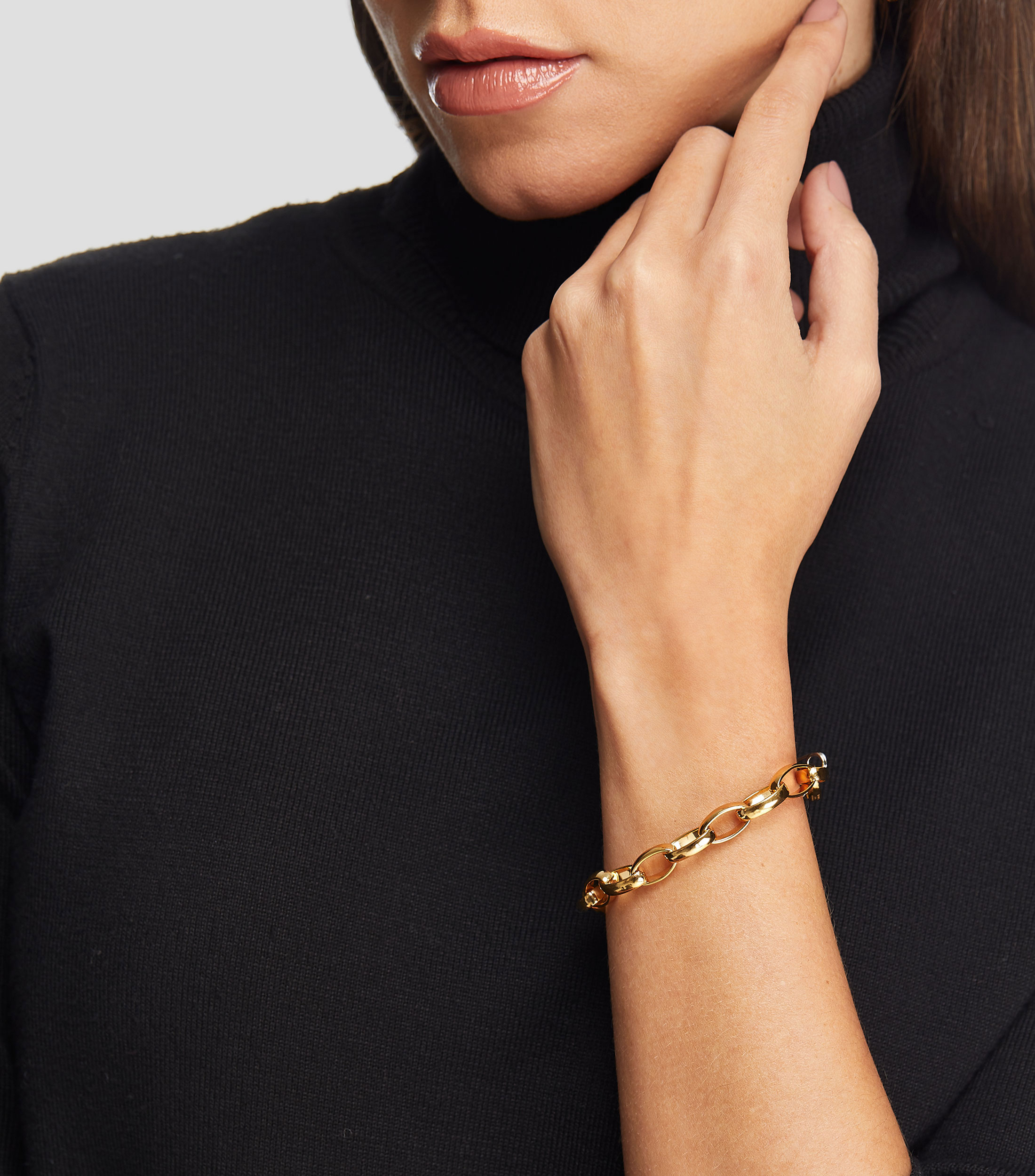Pulsera en Plata vermeil Hold Mujer