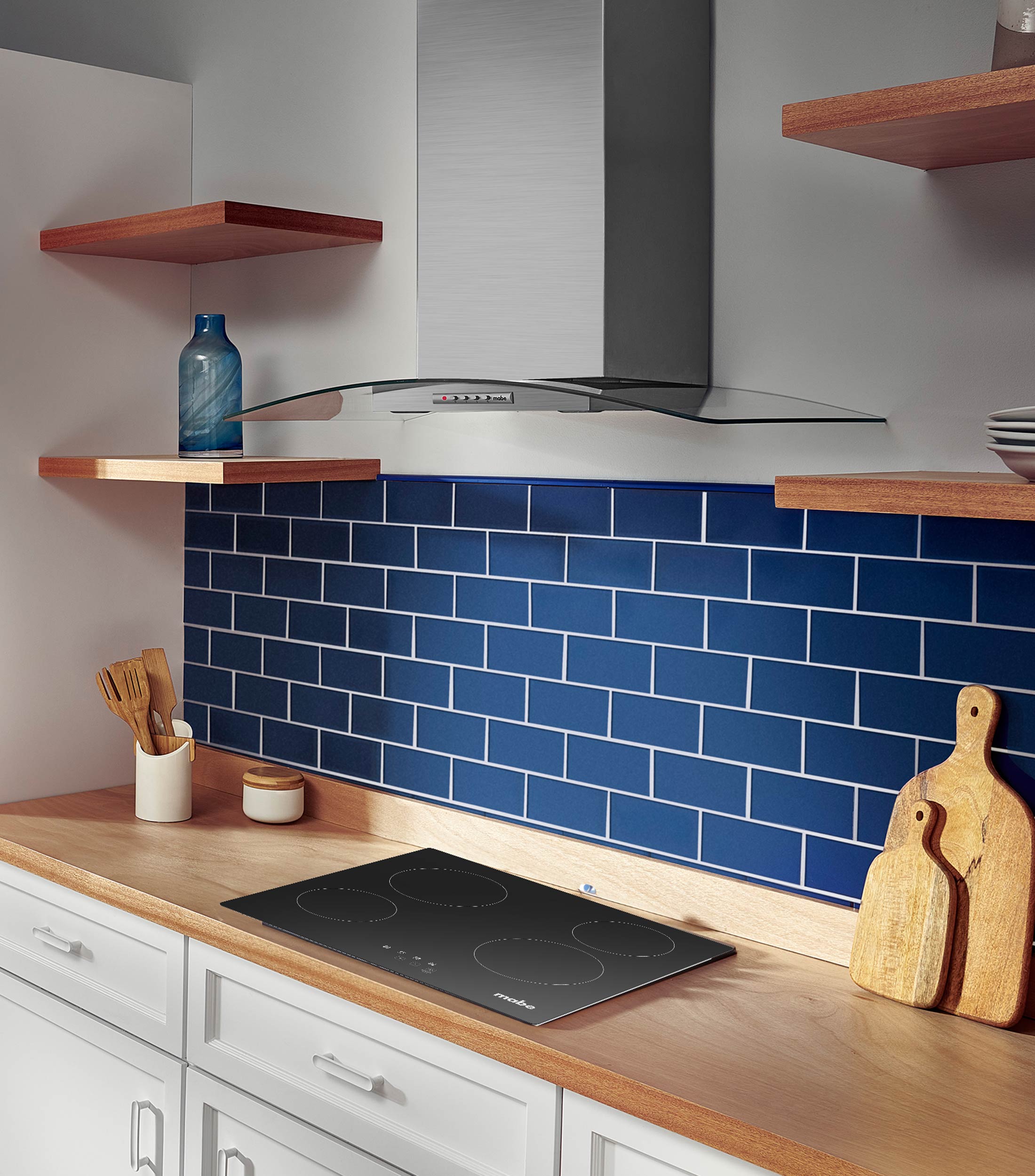 Campana de pared 35.4" en acero inoxidable