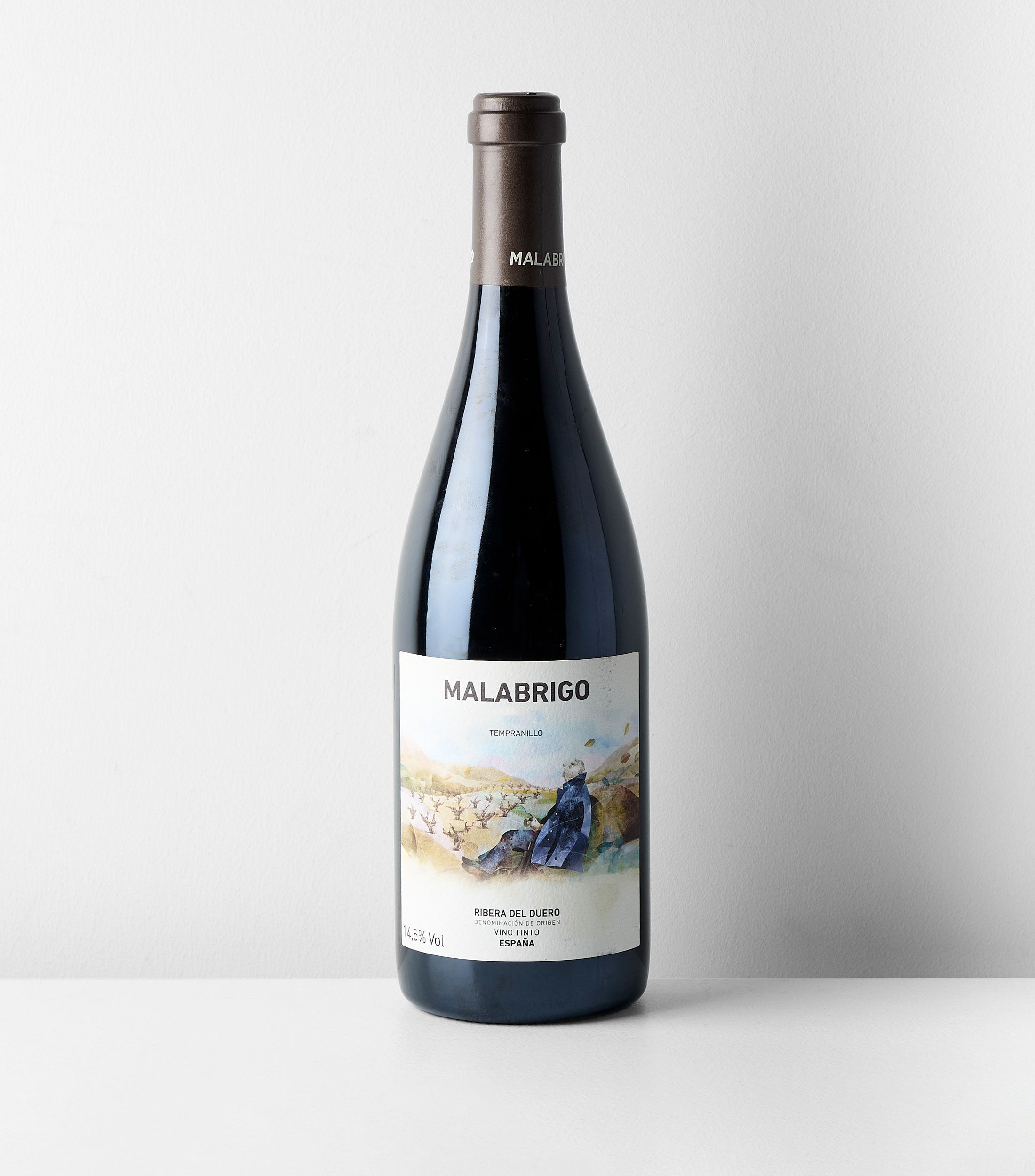 Vino tinto tempranillo Malabrigo, España, 750 ml