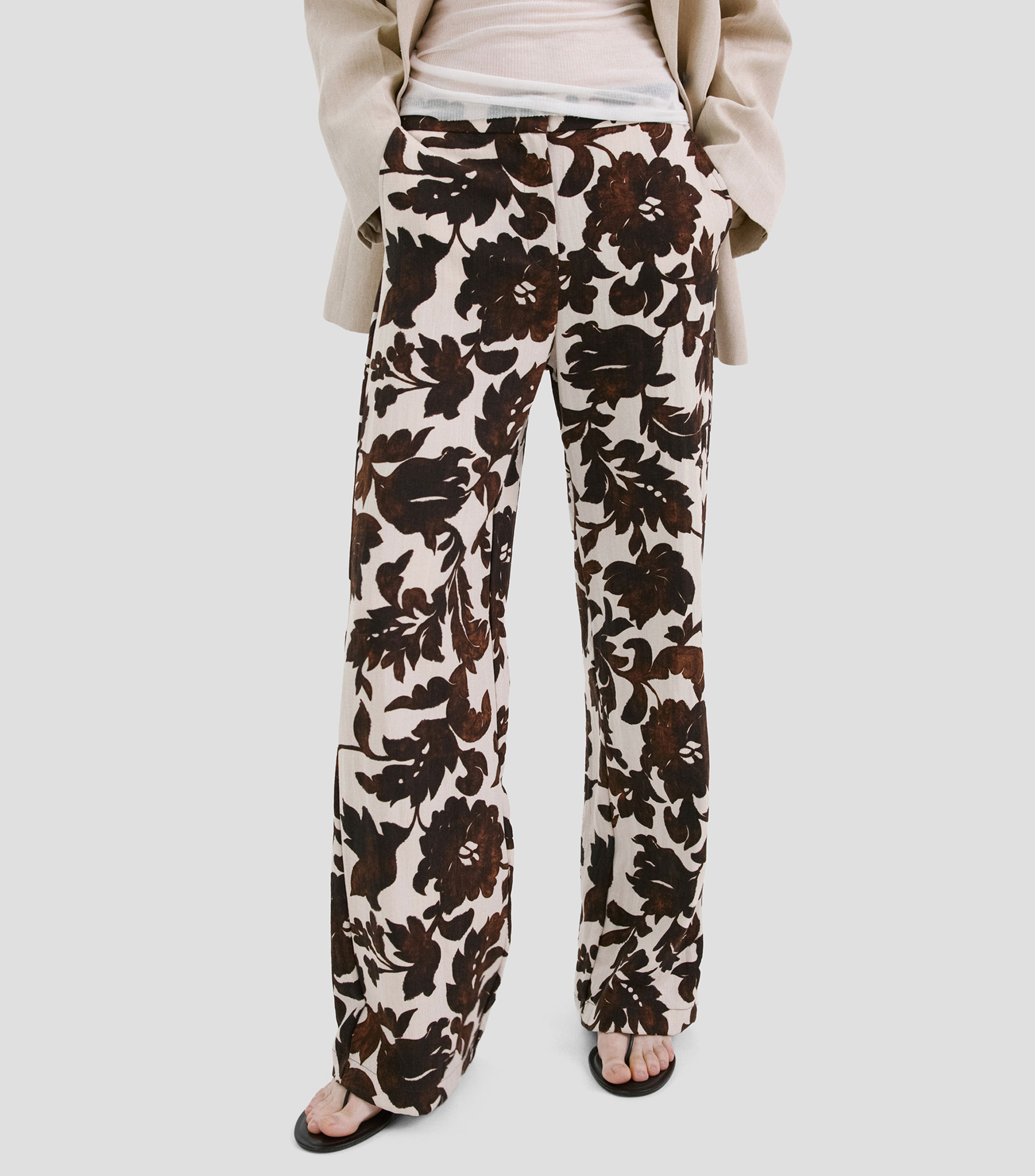 Pantalón estampado Mujer