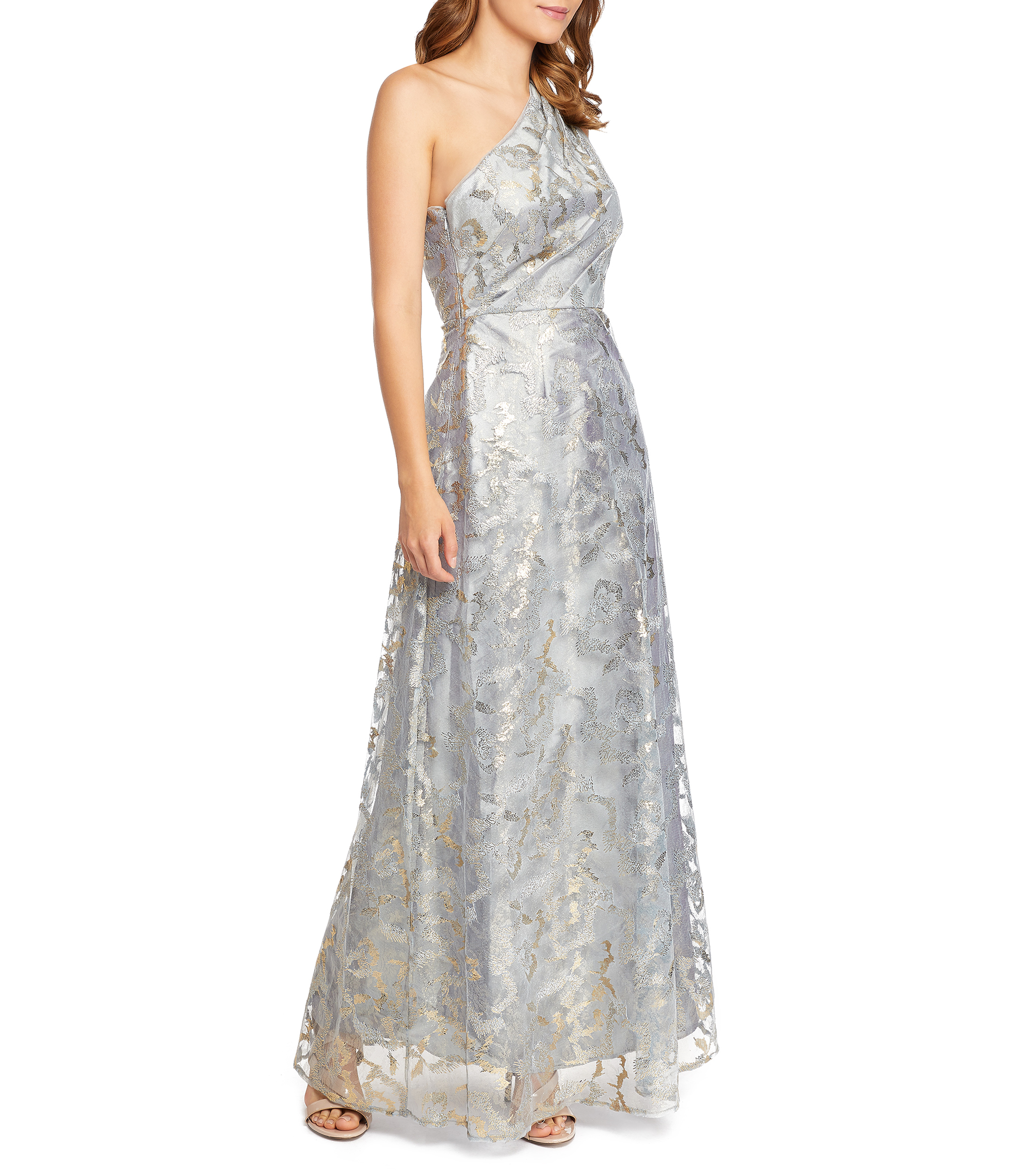 Vestido Gala Mujer Vestido Largo Adrianna Papell Mujer - Hombros  Descubiertos, Lentejuelas Y Cuentas, Elegante Vestido Elegante Mujer, image size:2200x2500