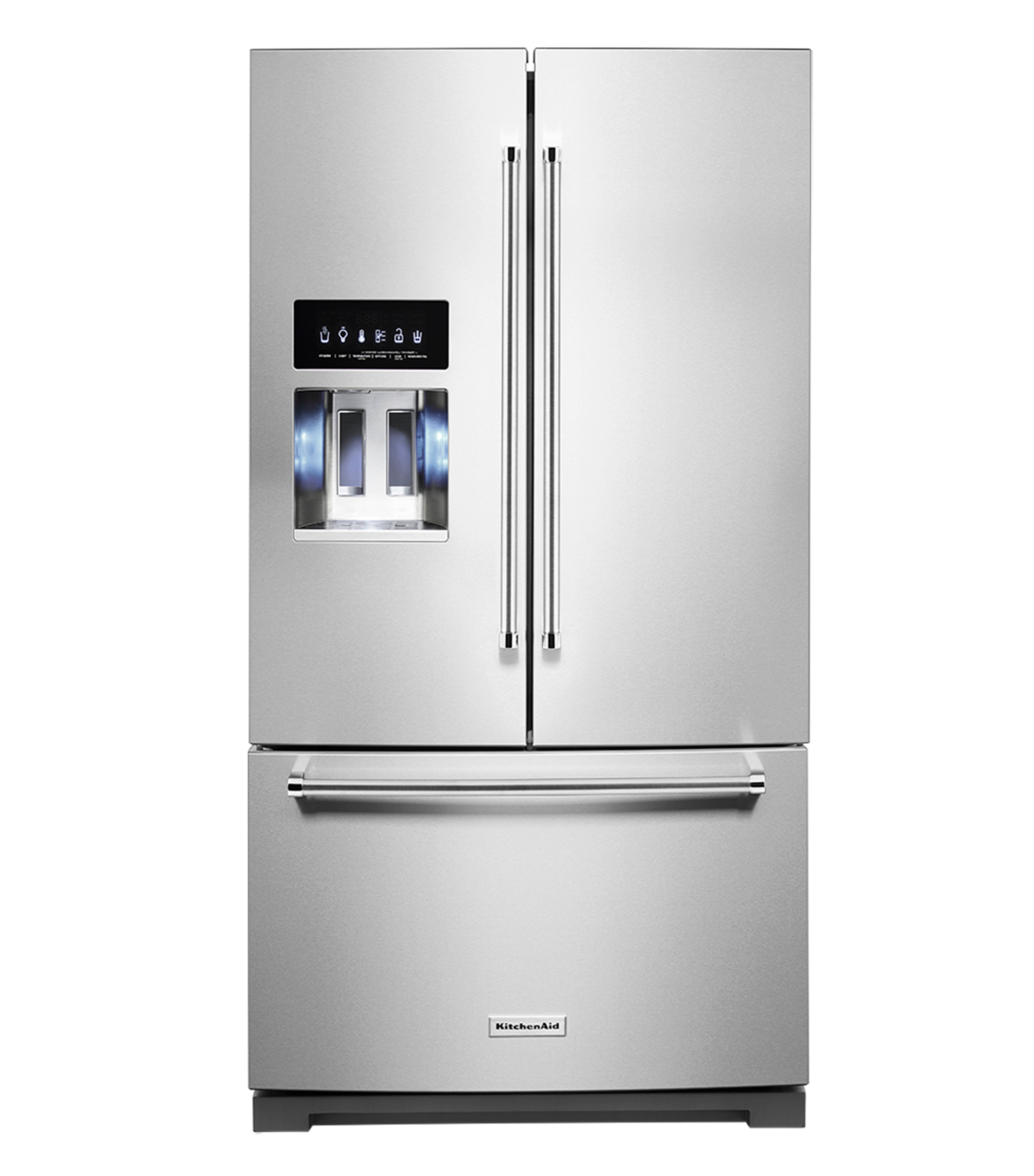 Kitchenaid Refrigerador French Door Bottom Mount 27 p3 Acero El