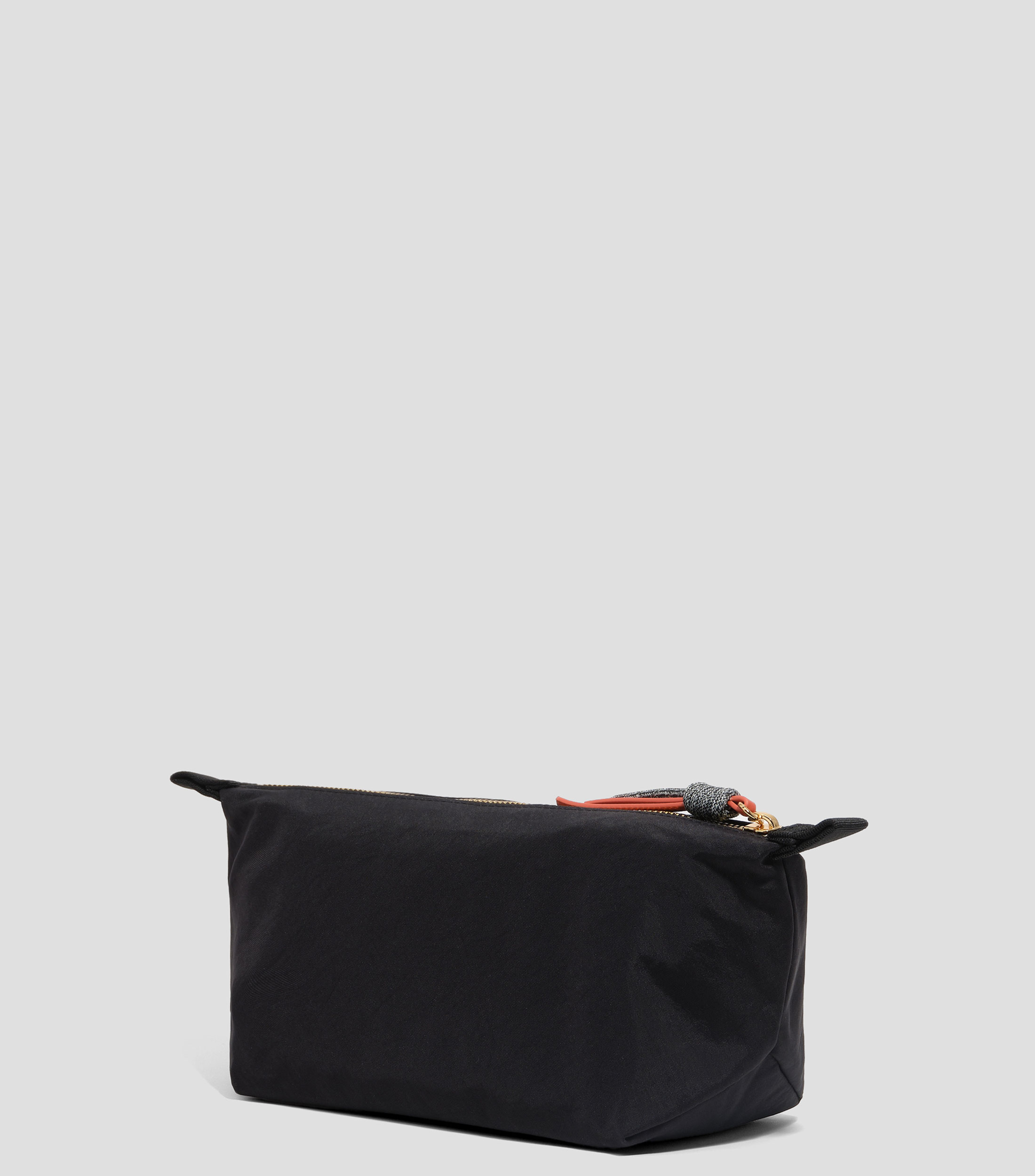 Neceser Trapecio mediano nylon negro Mujer
