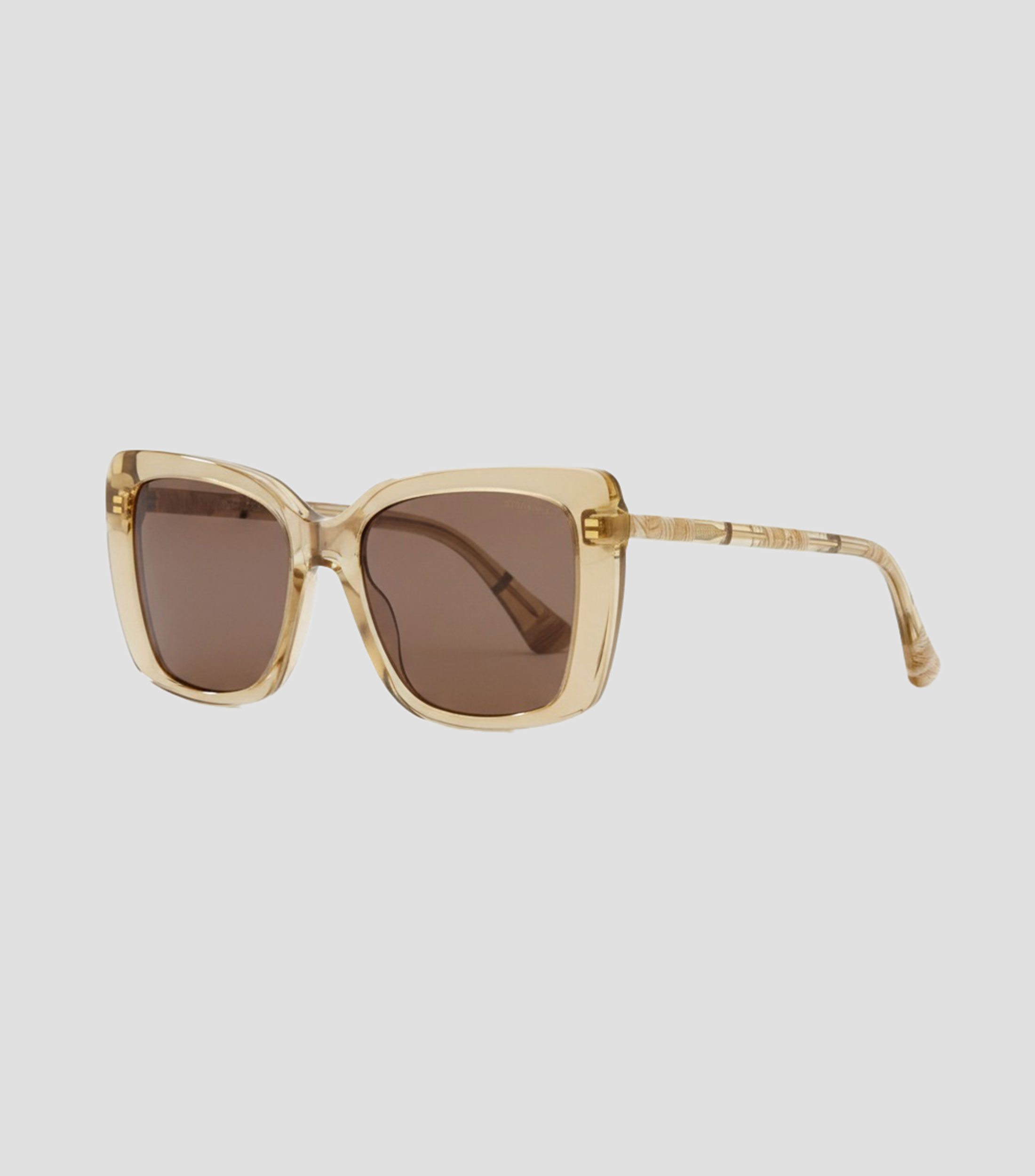 Lentes de sol cuadrados Tubular Check Mujer