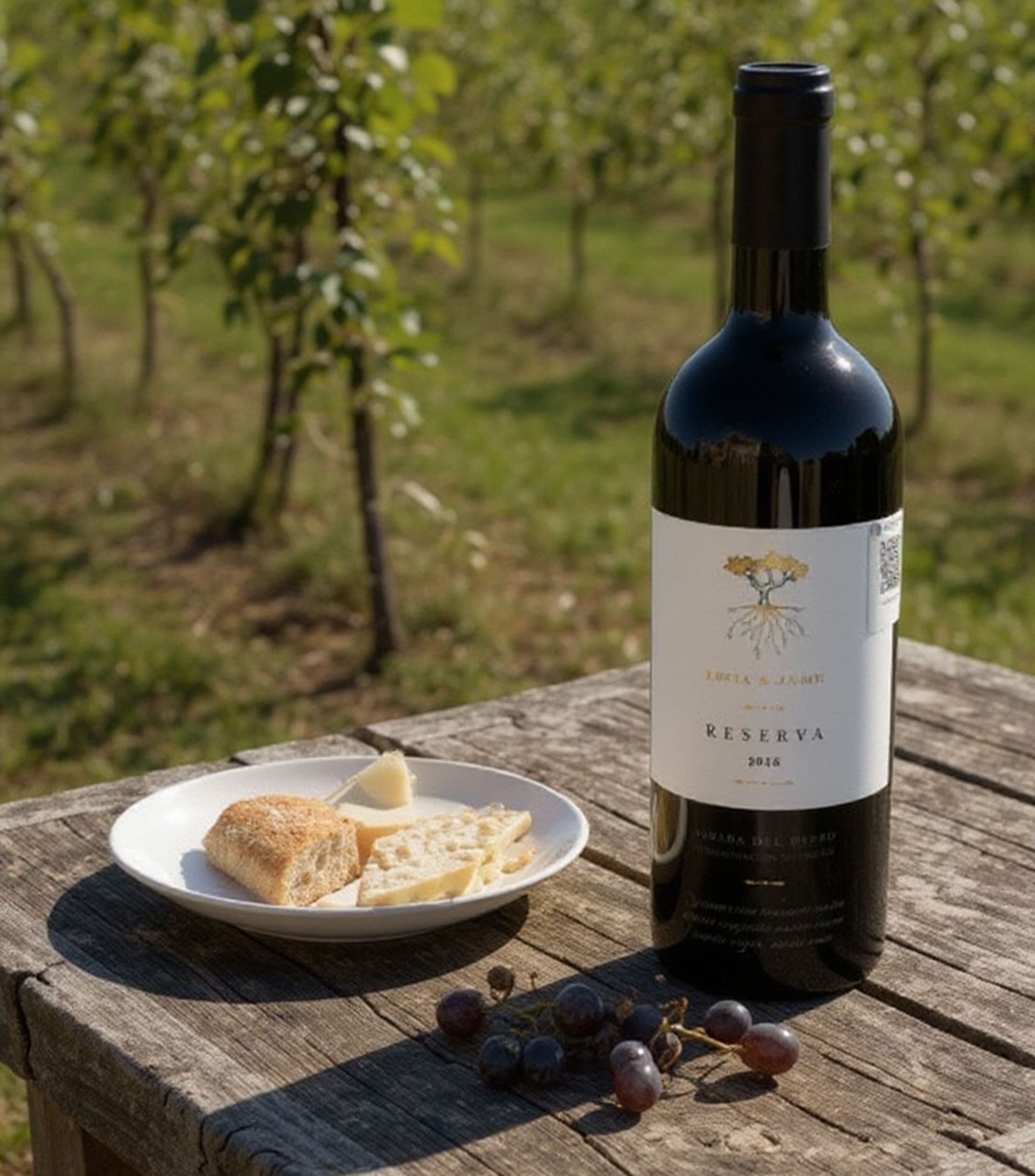 Vino tinto tempranillo Reserva 2016, España, 750 ml