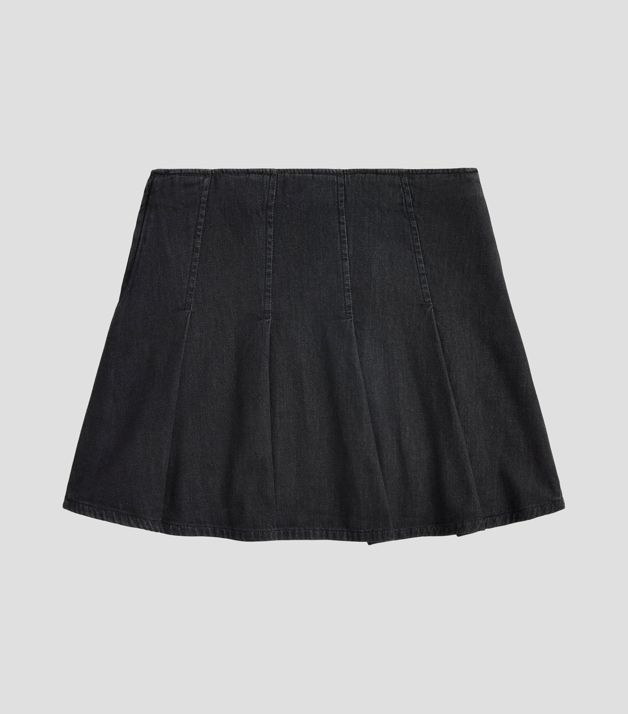 Falda midi de corte recto lisa Niña