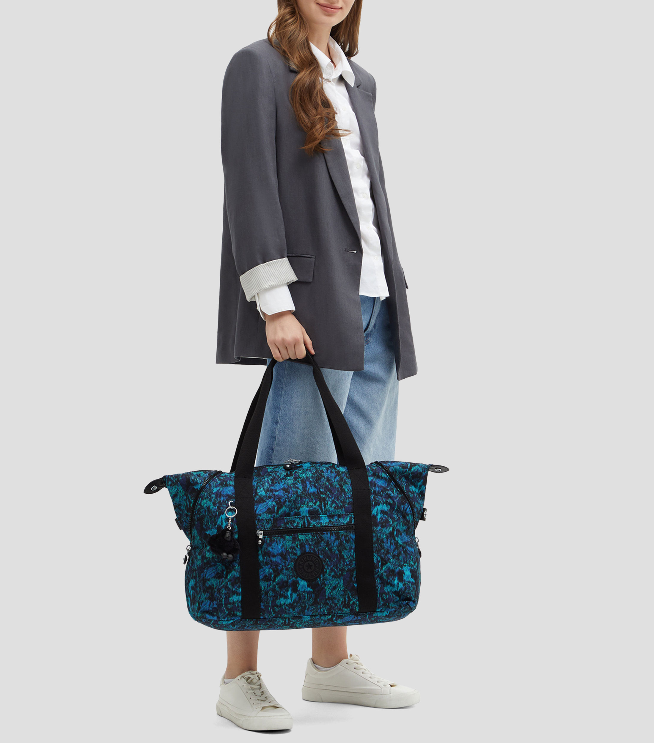Bolsa tote azul Art con diseño fantasía Mujer