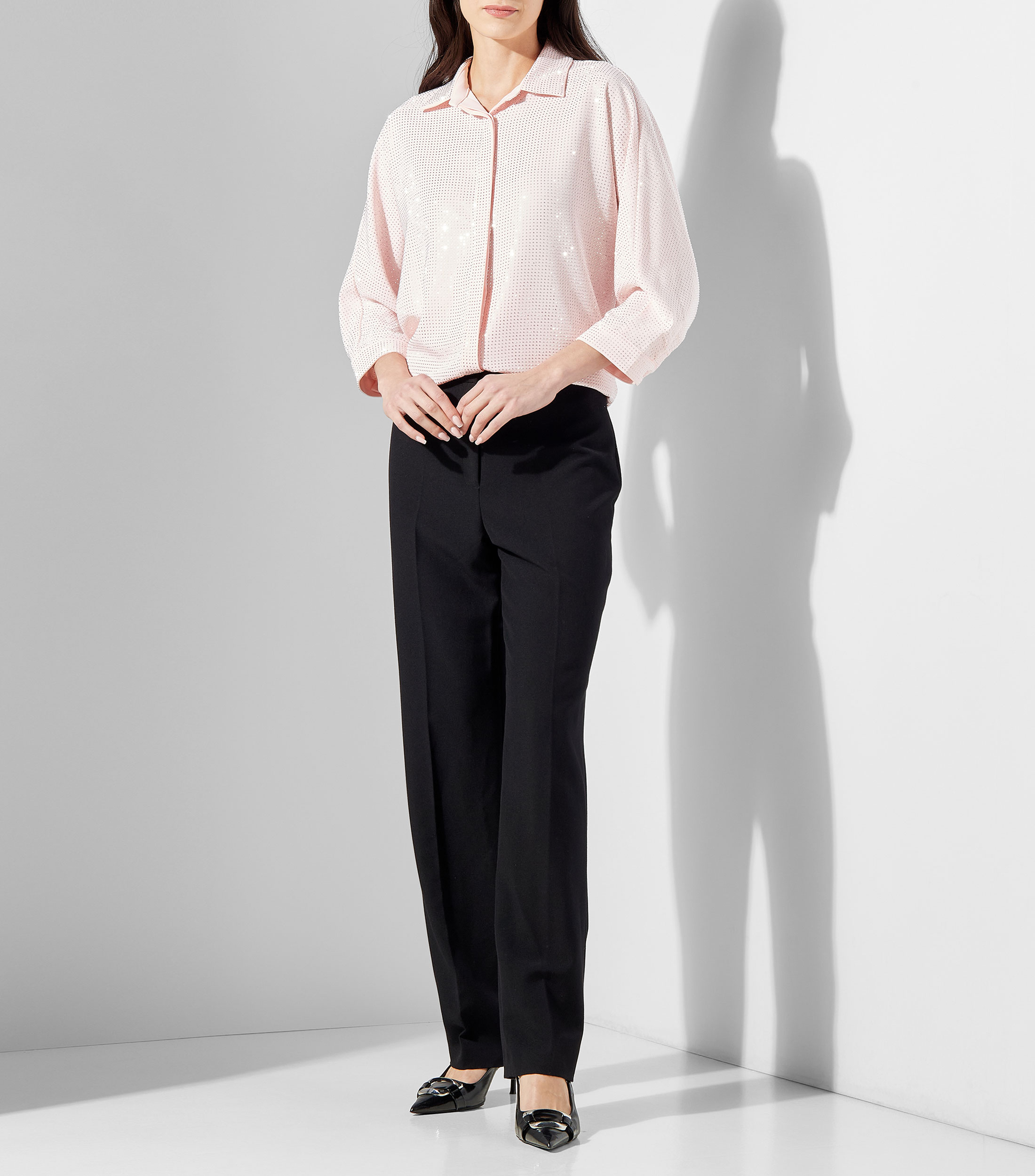 Camisa fantasía manga 3/4 Mujer