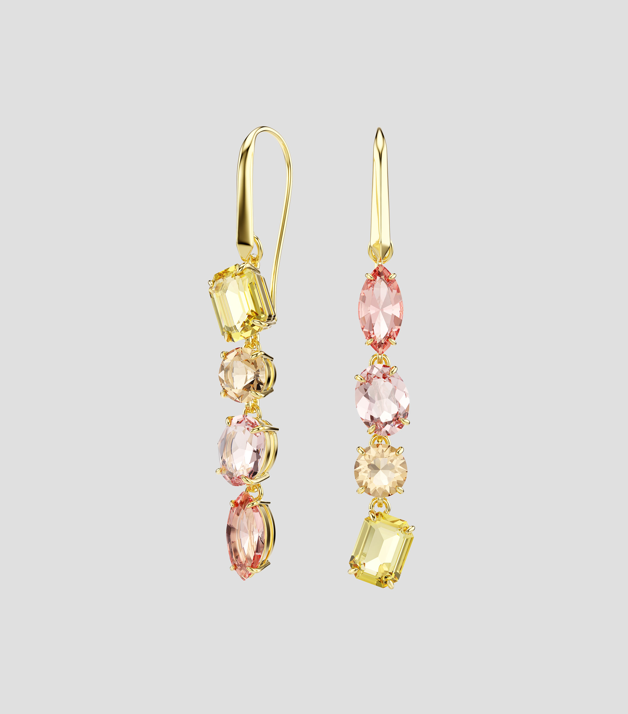 Pendientes Gema Asymmetrical con cristal Swarovski Mujer
