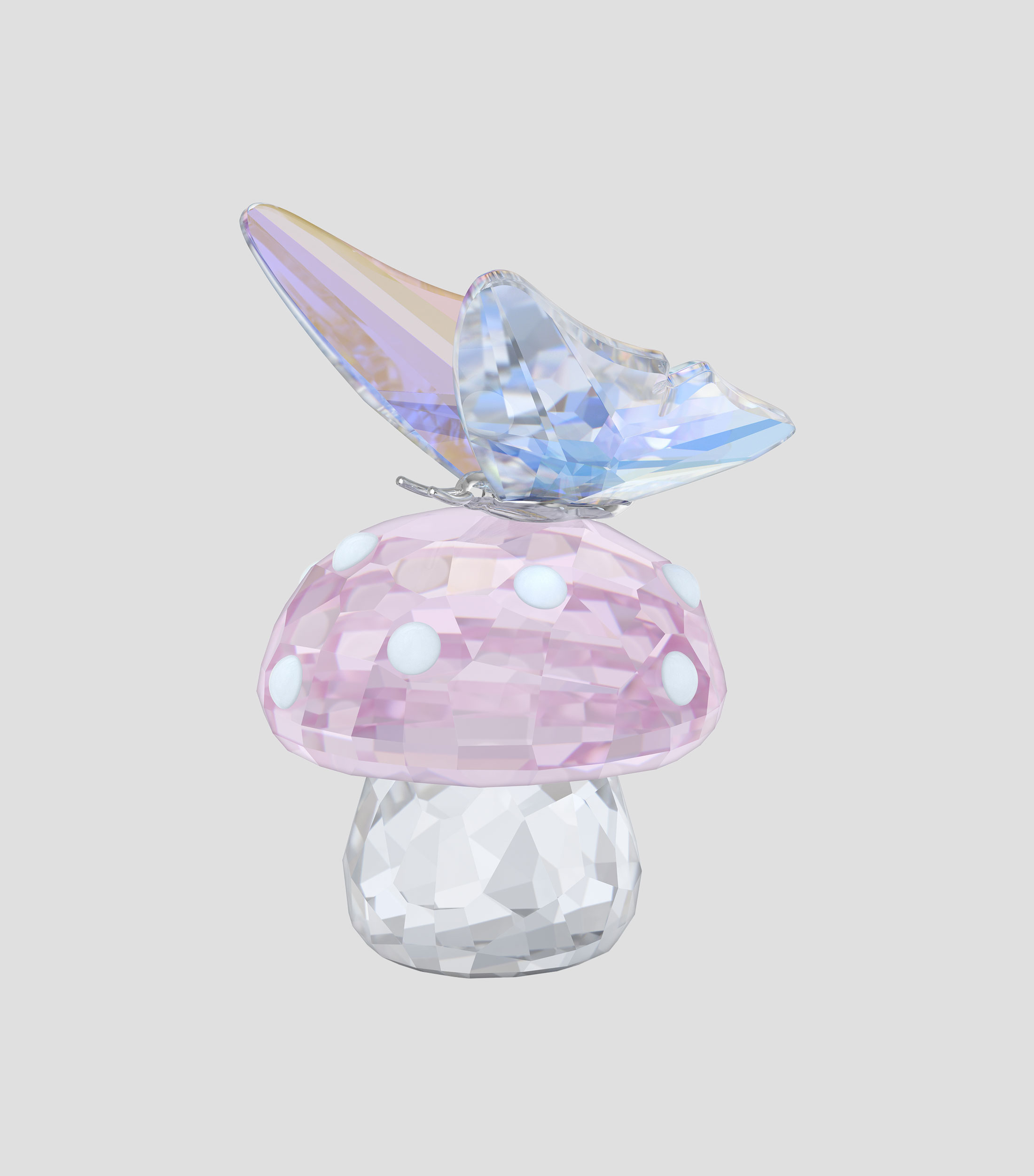 Figura decorativa Ariana Grande x Swarovski Cubby Hongo y Mariposa en metal