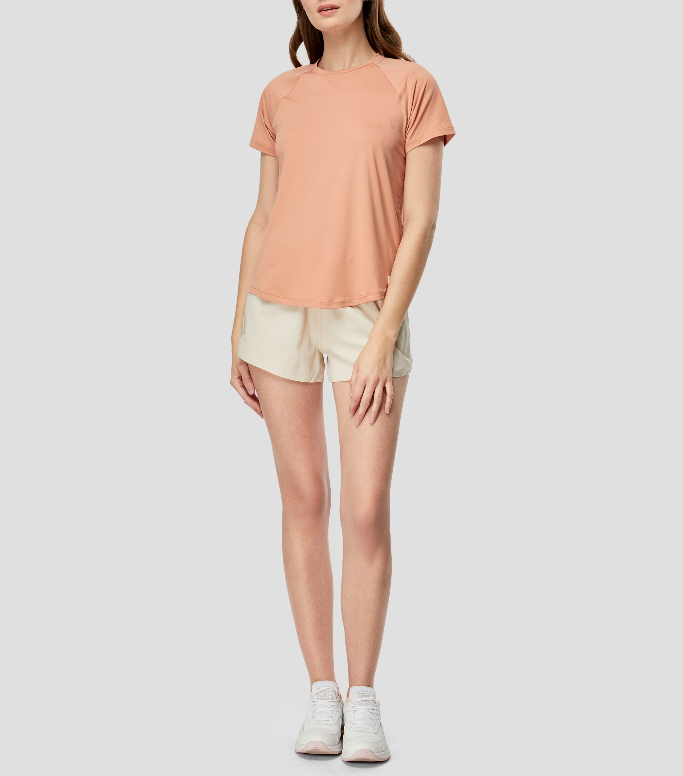 Playera para correr lisa Mujer