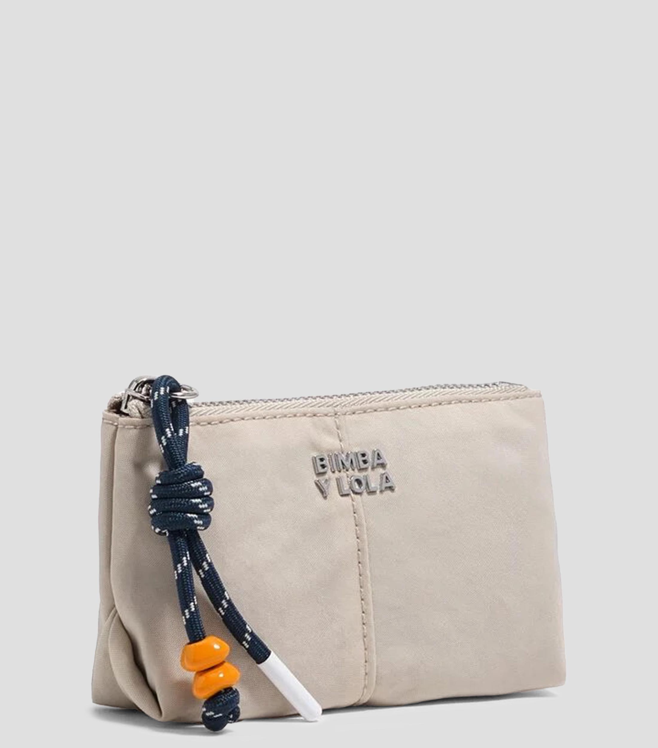 Monedero nylon blanco piedra Mujer